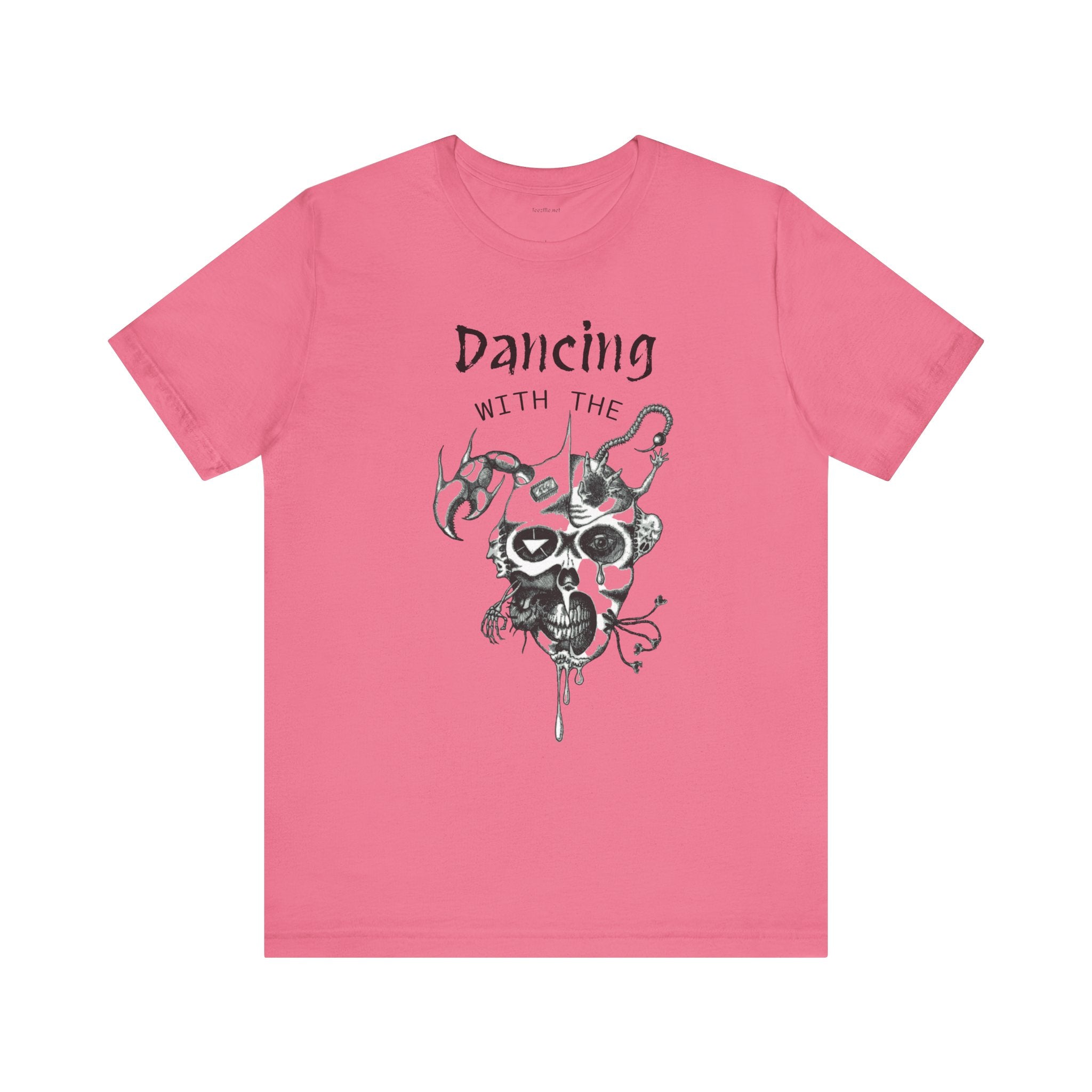 Dancing with the Devil (image) - Unisex Jersey Short Sleeve Tee