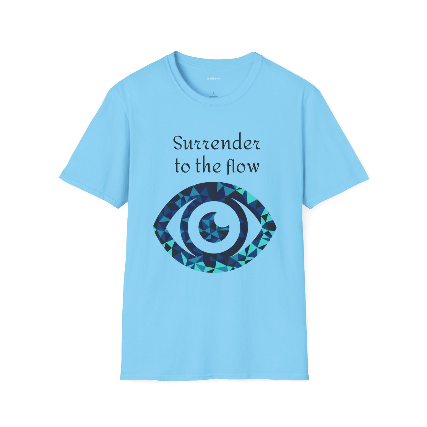 Surrender to the flow - Unisex Softstyle T-Shirt 100% Cotton Graphic