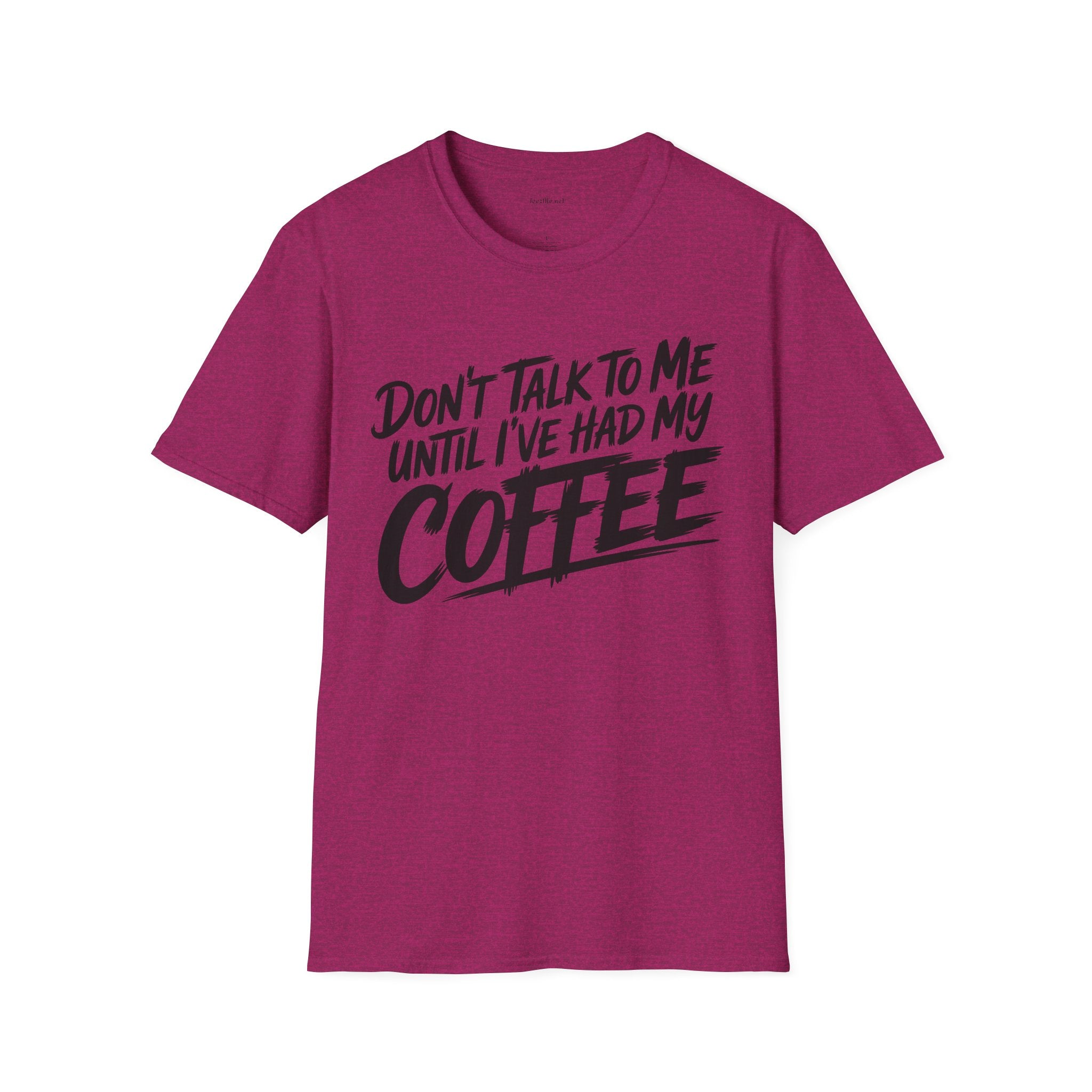 Coffee T‑Shirt — "Don't Talk to Me Until I've Had My Coffee" Graphic Tee