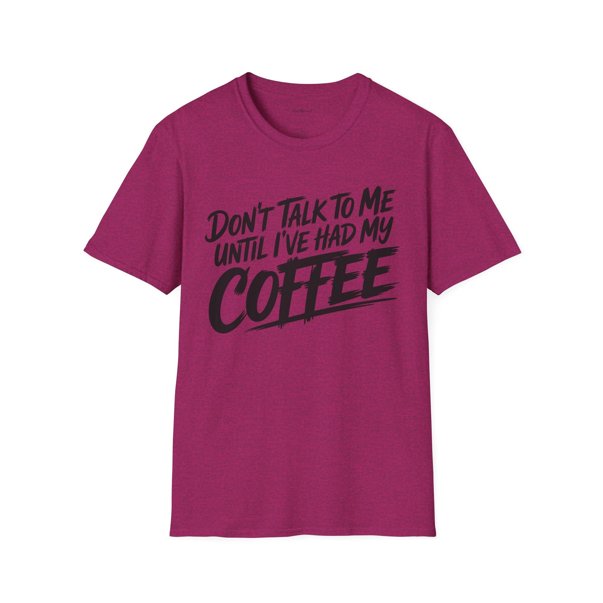 Coffee T‑Shirt — "Don't Talk to Me Until I've Had My Coffee" Graphic Tee