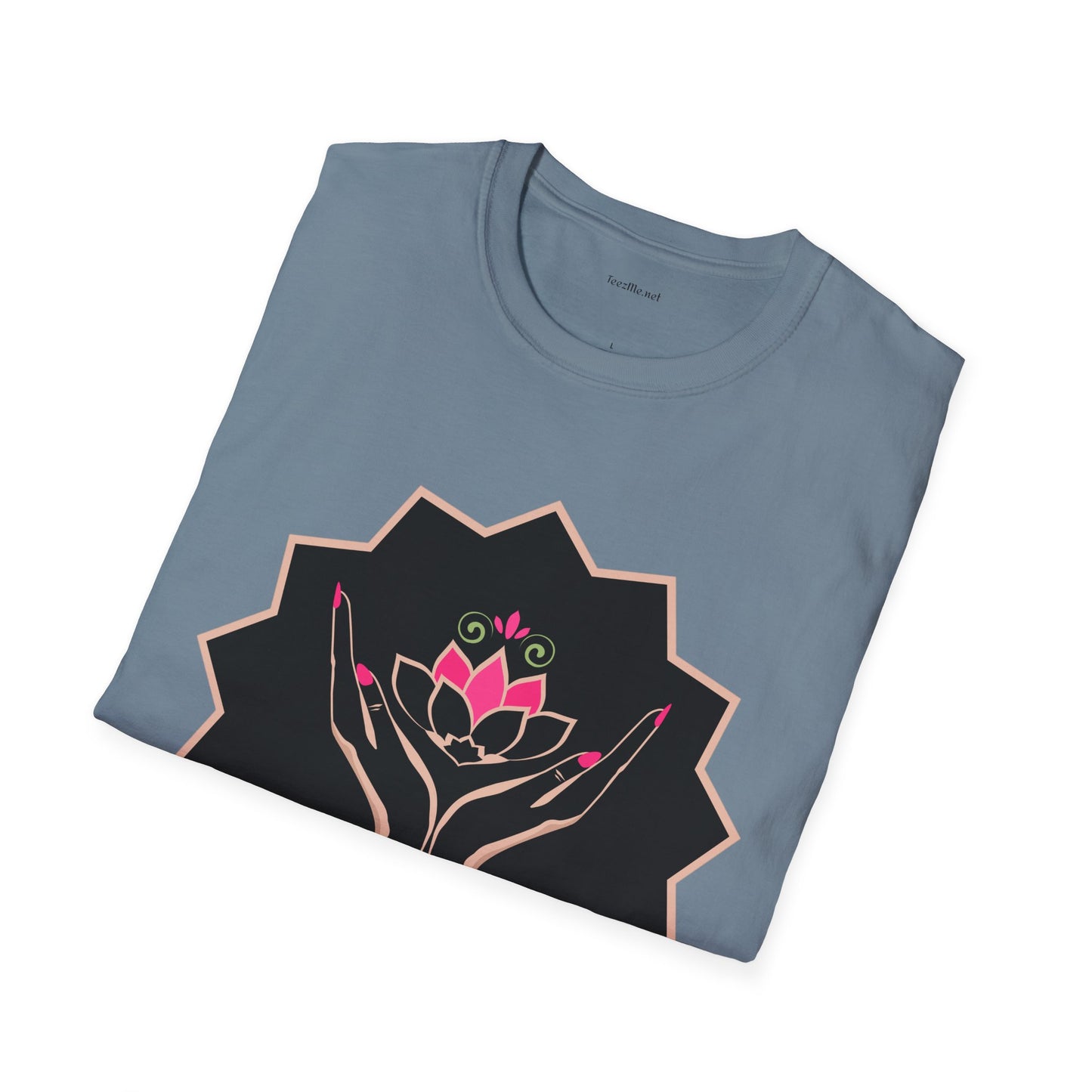 Pink Lotus - Unisex Softstyle T-Shirt 100% Cotton Graphic