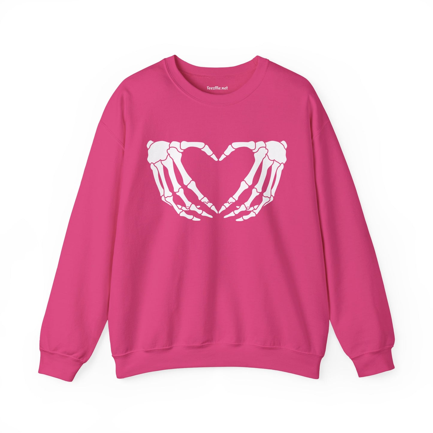 Skeleton Heart Hand Unisex Heavy Blend™ Crewneck Sweatshirt