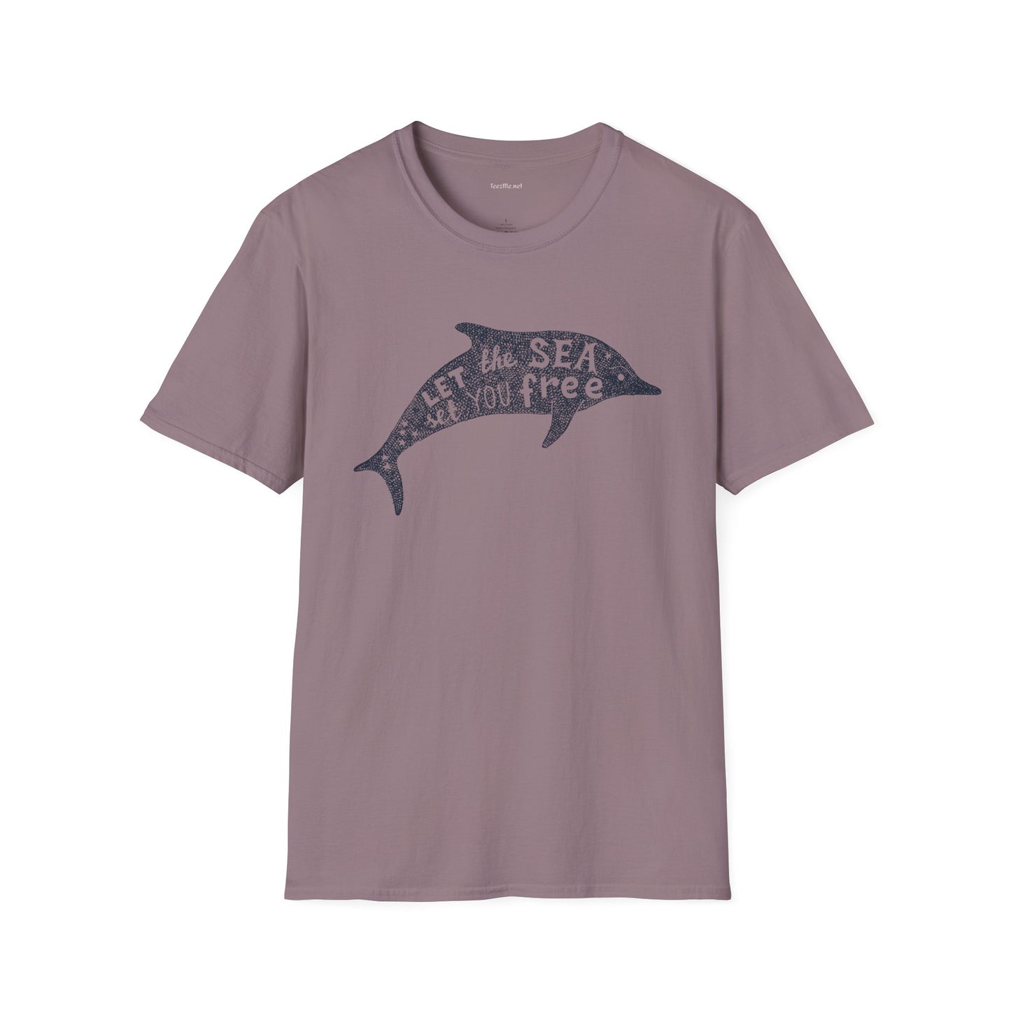 Let the sea - Unisex Softstyle T-Shirt 100% Cotton Graphic