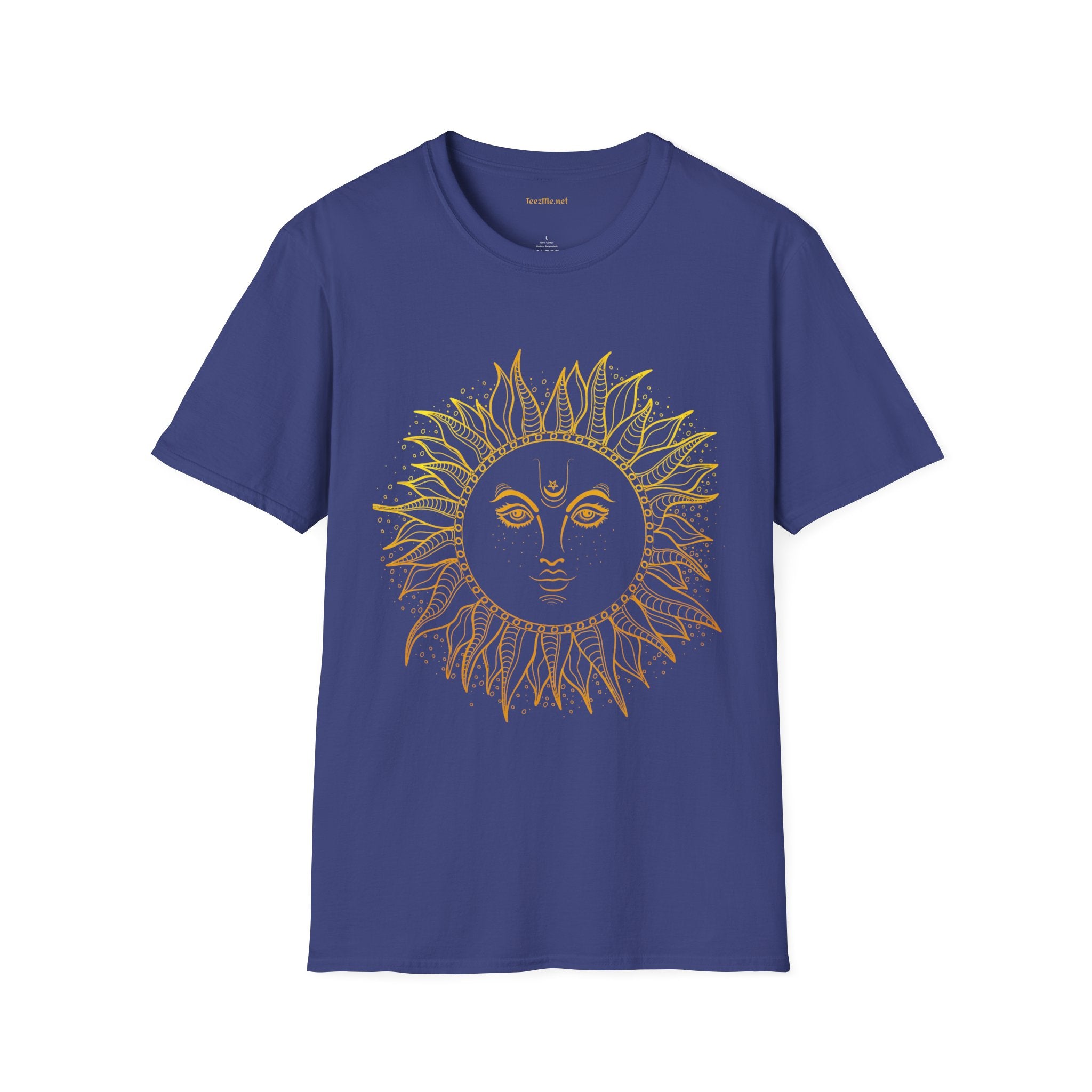Golden Sun Unisex Softstyle T-Shirt 100% Cotton Graphic
