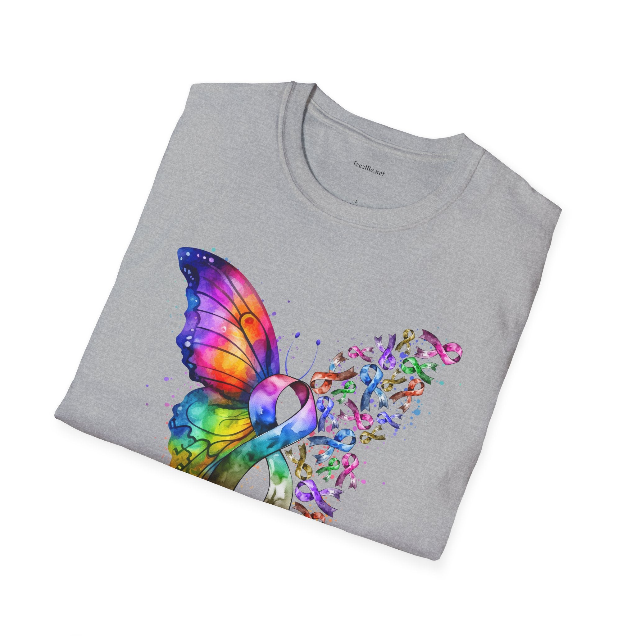 Fight Cancer  - Unisex Softstyle T-Shirt 100% Cotton Graphic