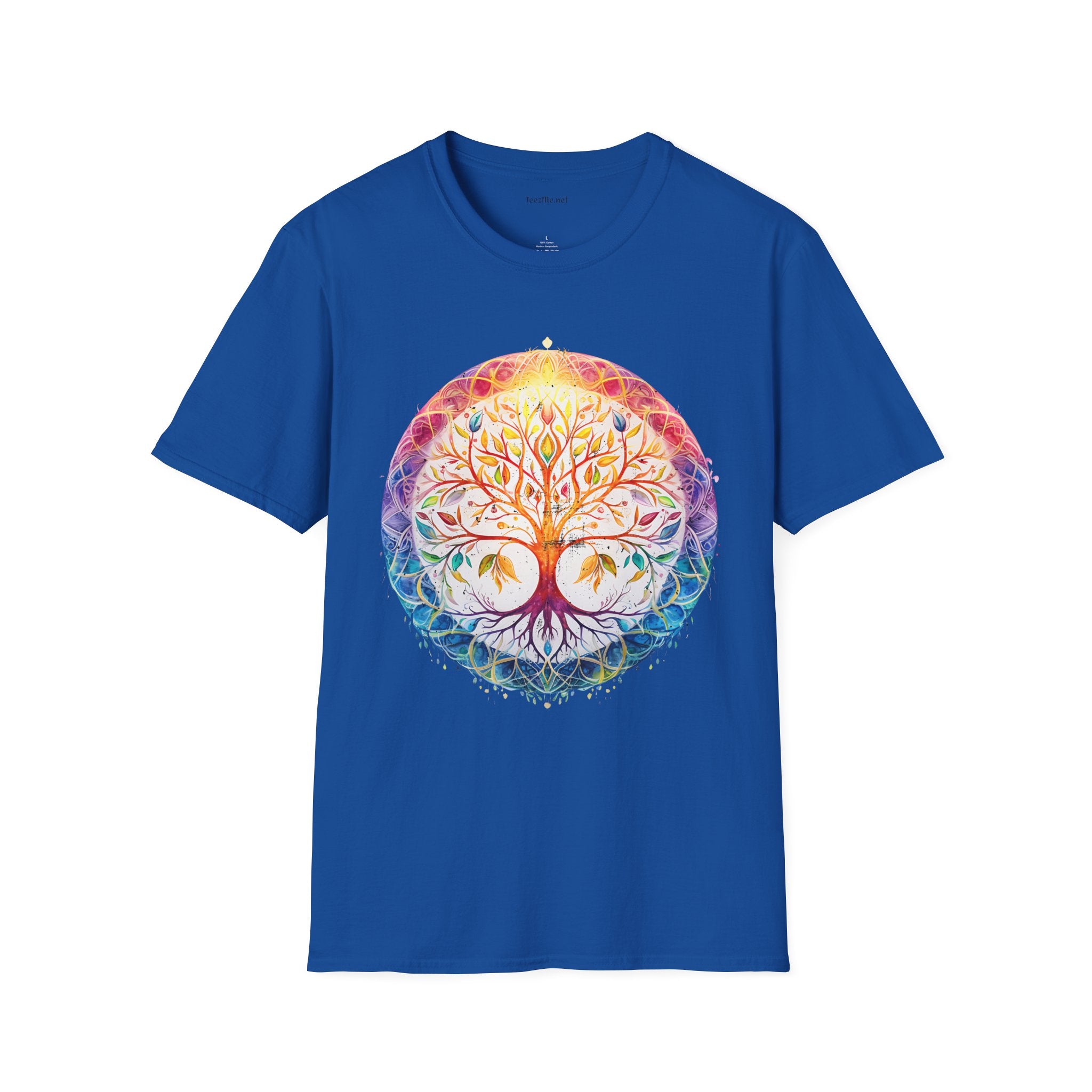 Mandala Tree - Unisex Softstyle T-Shirt 100% Cotton Graphic
