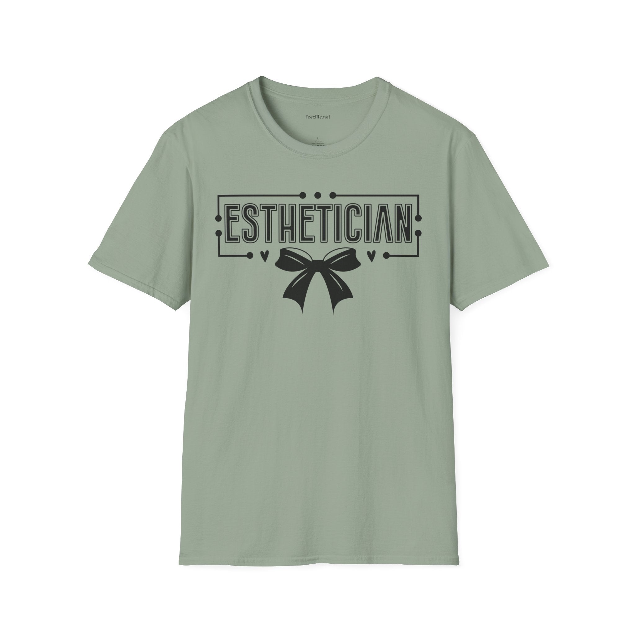Esthetician  with bow 01 Unisex Soft Style T-Shirt 100% Cotton Graphic
