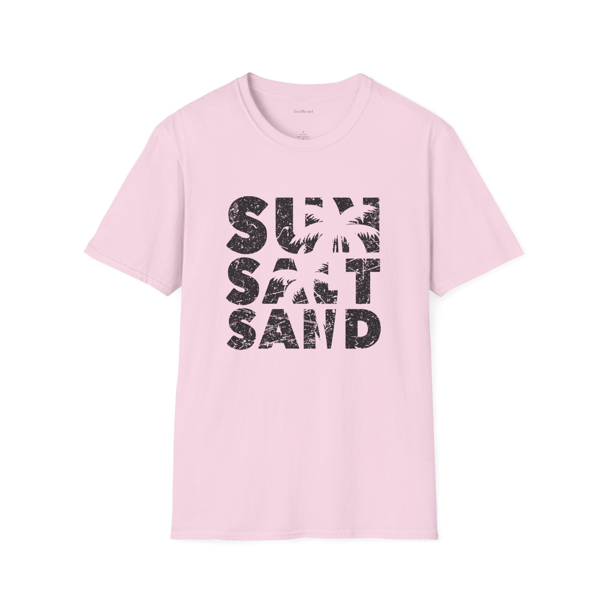 Sun Salt Sand - Unisex Softstyle T-Shirt 100% Cotton Graphic