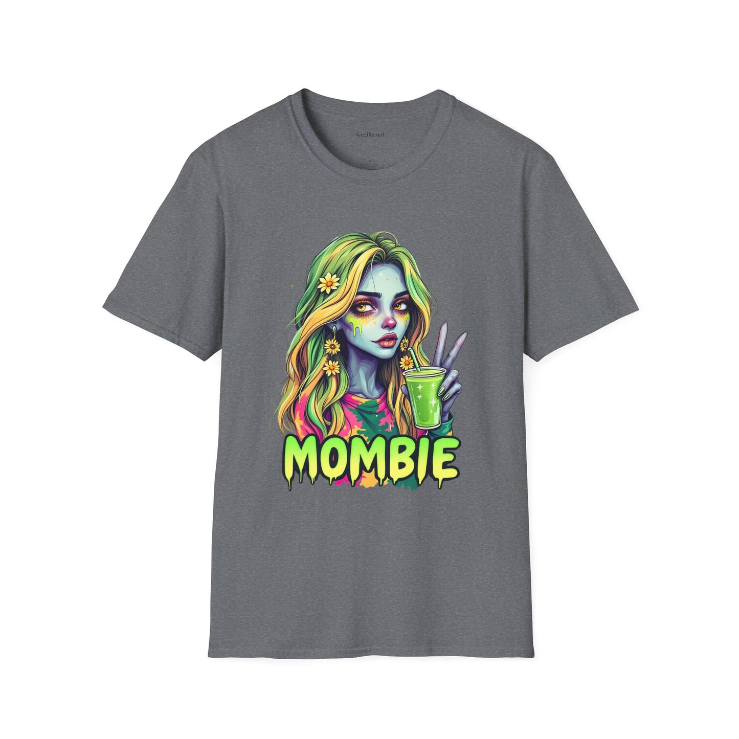 Mombie Unisex Softstyle T-Shirt 100% Cotton Graphic
