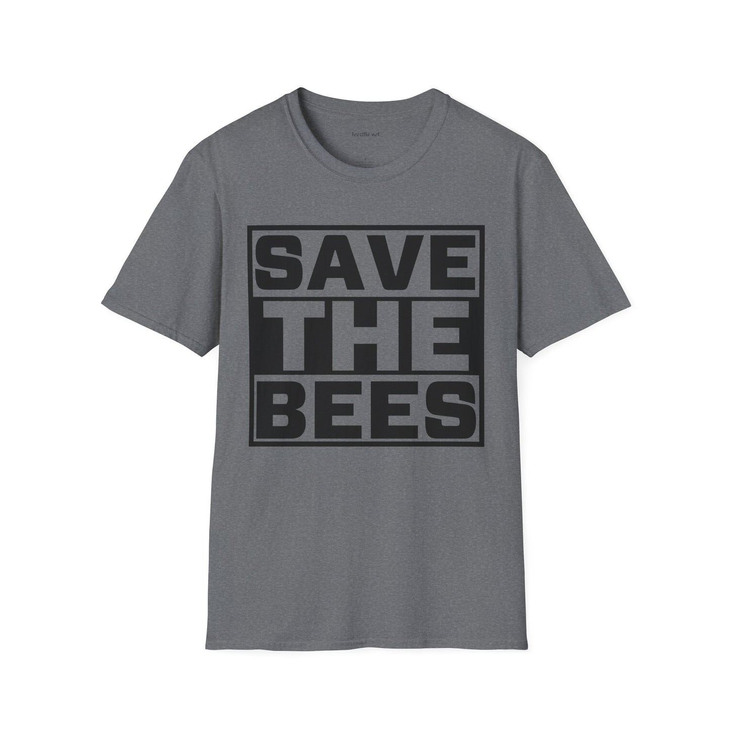 Save The Bees 02 Unisex Soft Style T-Shirt 100% Cotton Graphic