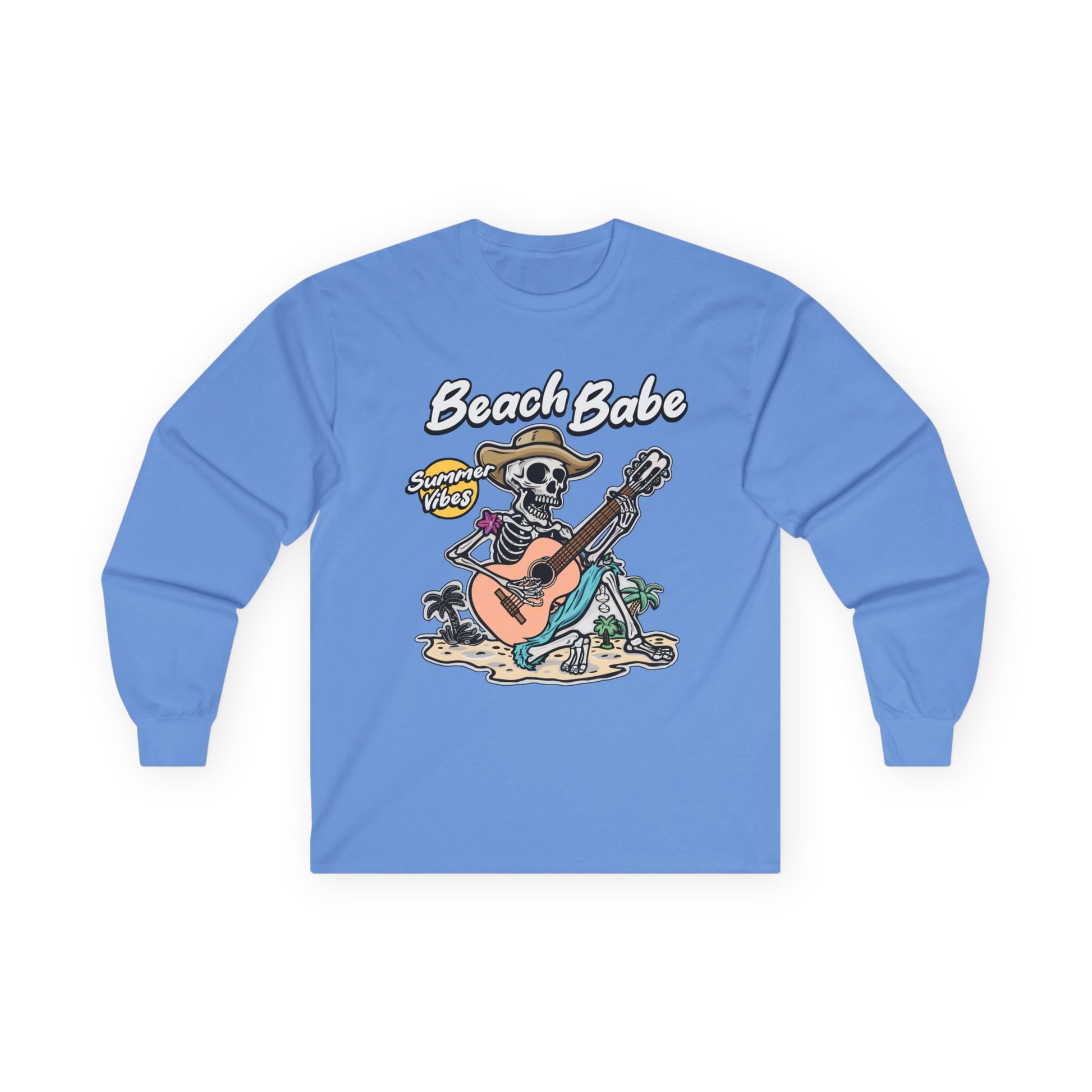 Beach Babe Guitar Unisex Ultra Cotton Long Sleeve Tee