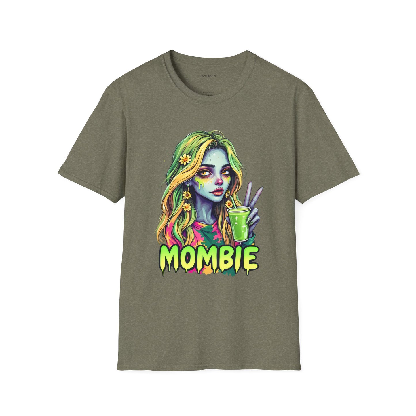 Mombie Unisex Softstyle T-Shirt 100% Cotton Graphic