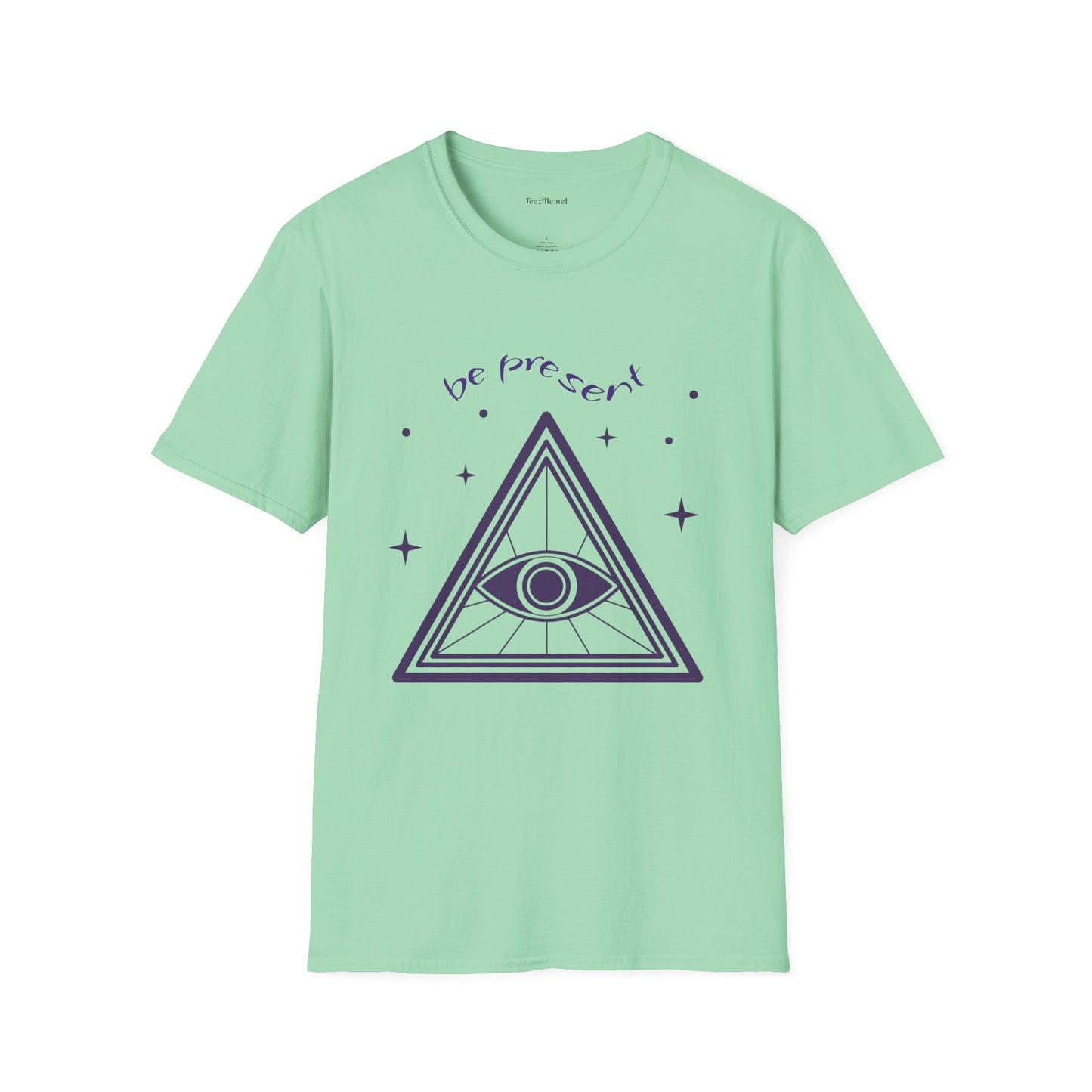 Be present (mystic sign) - Unisex Softstyle T-Shirt 100% Cotton Graphic