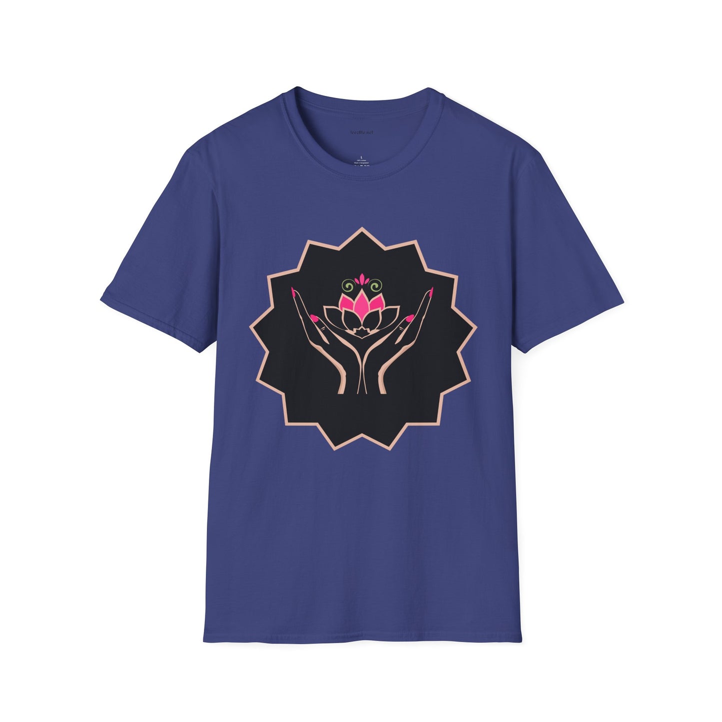 Pink Lotus - Unisex Softstyle T-Shirt 100% Cotton Graphic