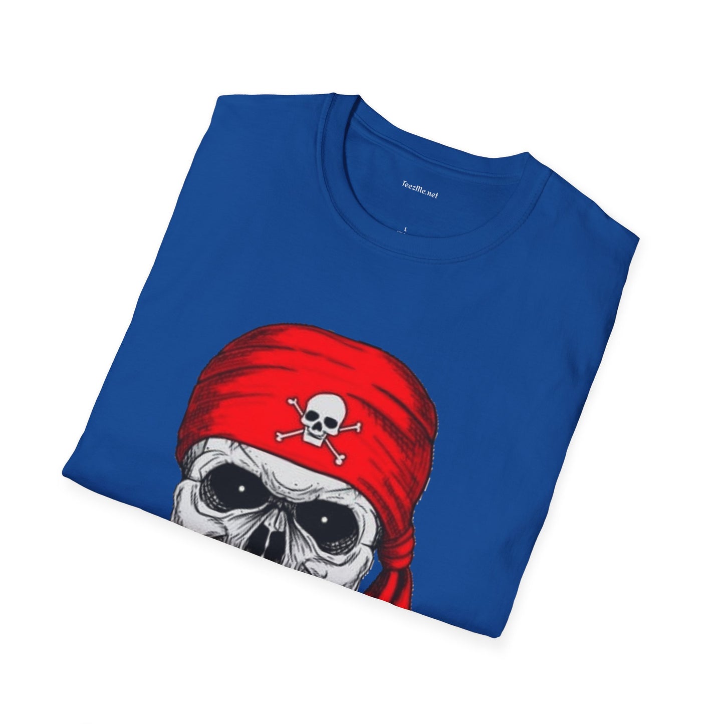 Pirate- Unisex Softstyle T-Shirt 100% Cotton Graphic
