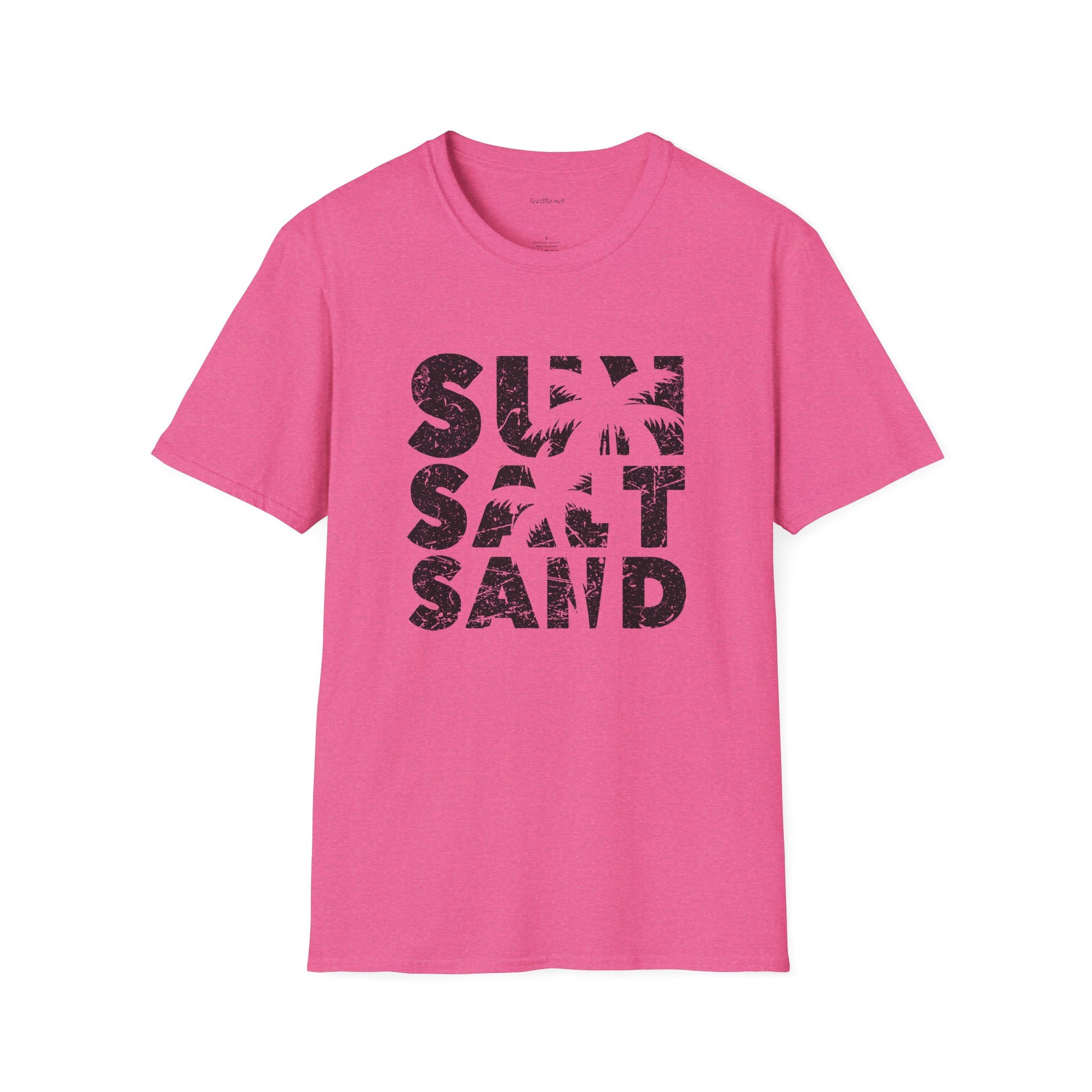 Sun Salt Sand - Unisex Softstyle T-Shirt 100% Cotton Graphic