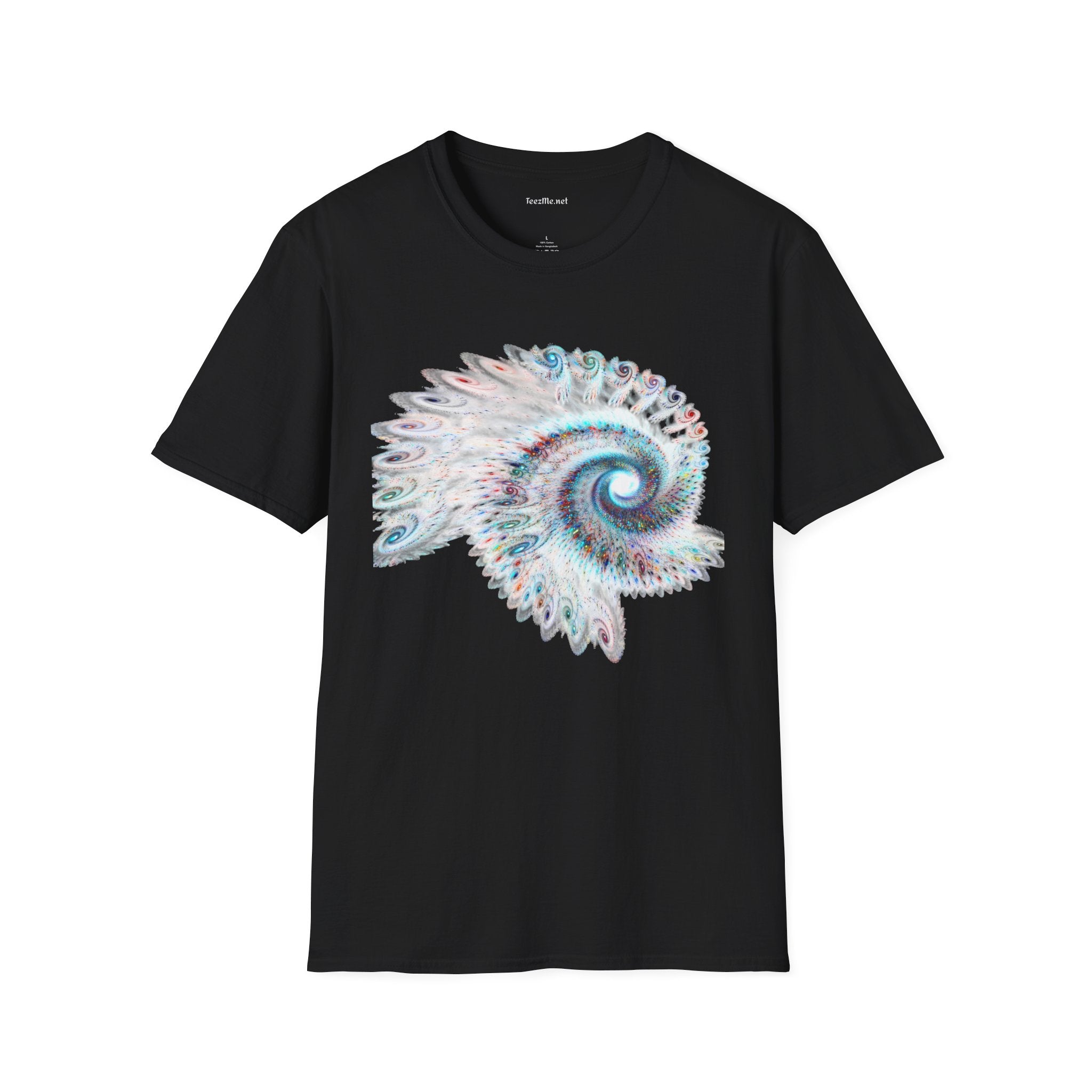 Abstract Spiral - Unisex  Softstyle T-Shirt 100% Cotton Graphic