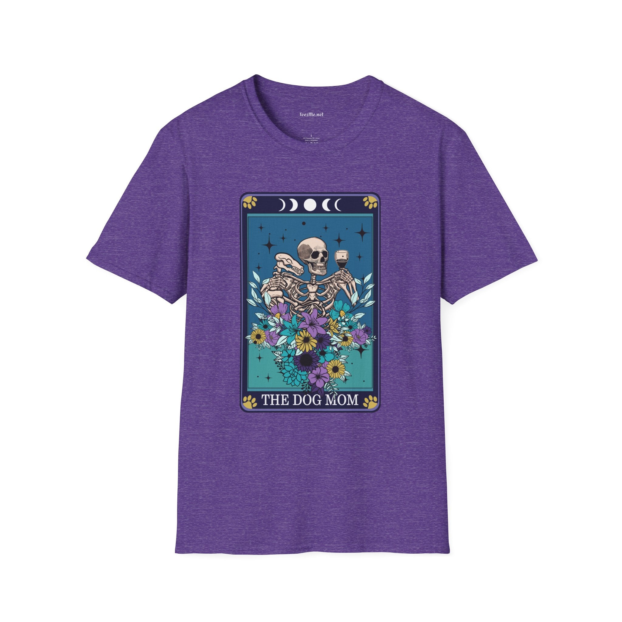 The Dog Mom Unisex Softstyle T-Shirt 100% Cotton #tarot
