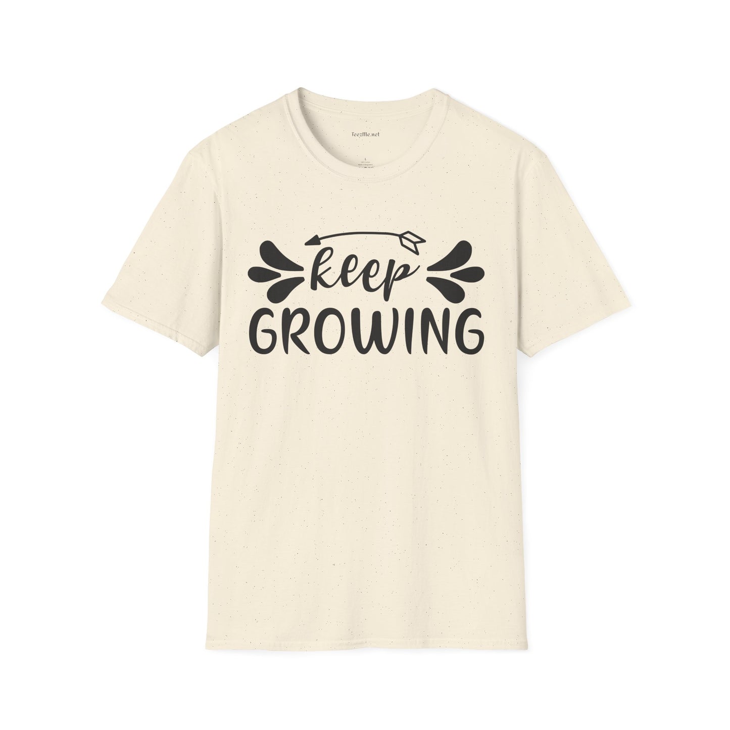 Keep Growing 03 Unisex Soft Style T-Shirt 100% Cotton Graphic
