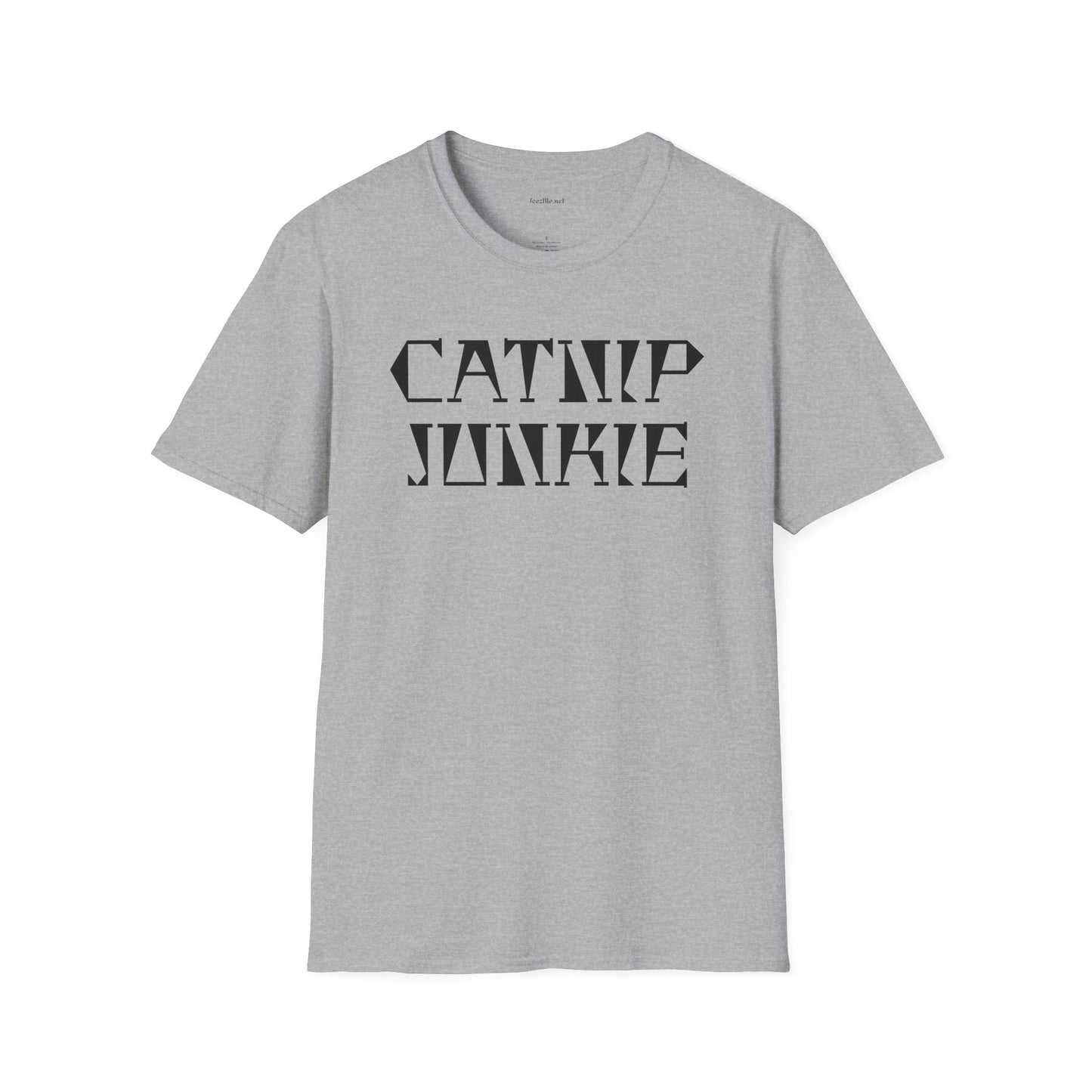 Catnip Junkie - Unisex Softstyle T-Shirt 100% Cotton Graphic