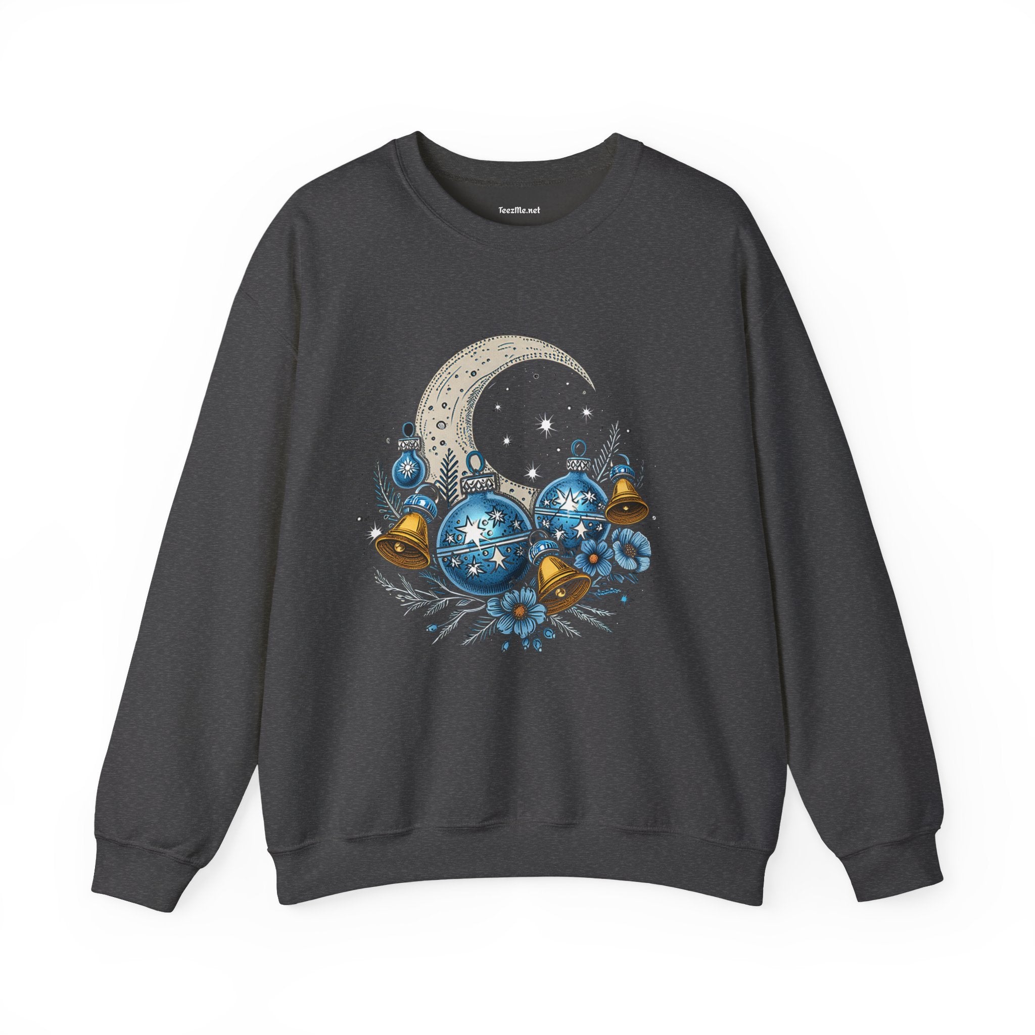 Moon with Ornaments 01 Unisex Heavy Blend™ Crewneck Sweatshirt