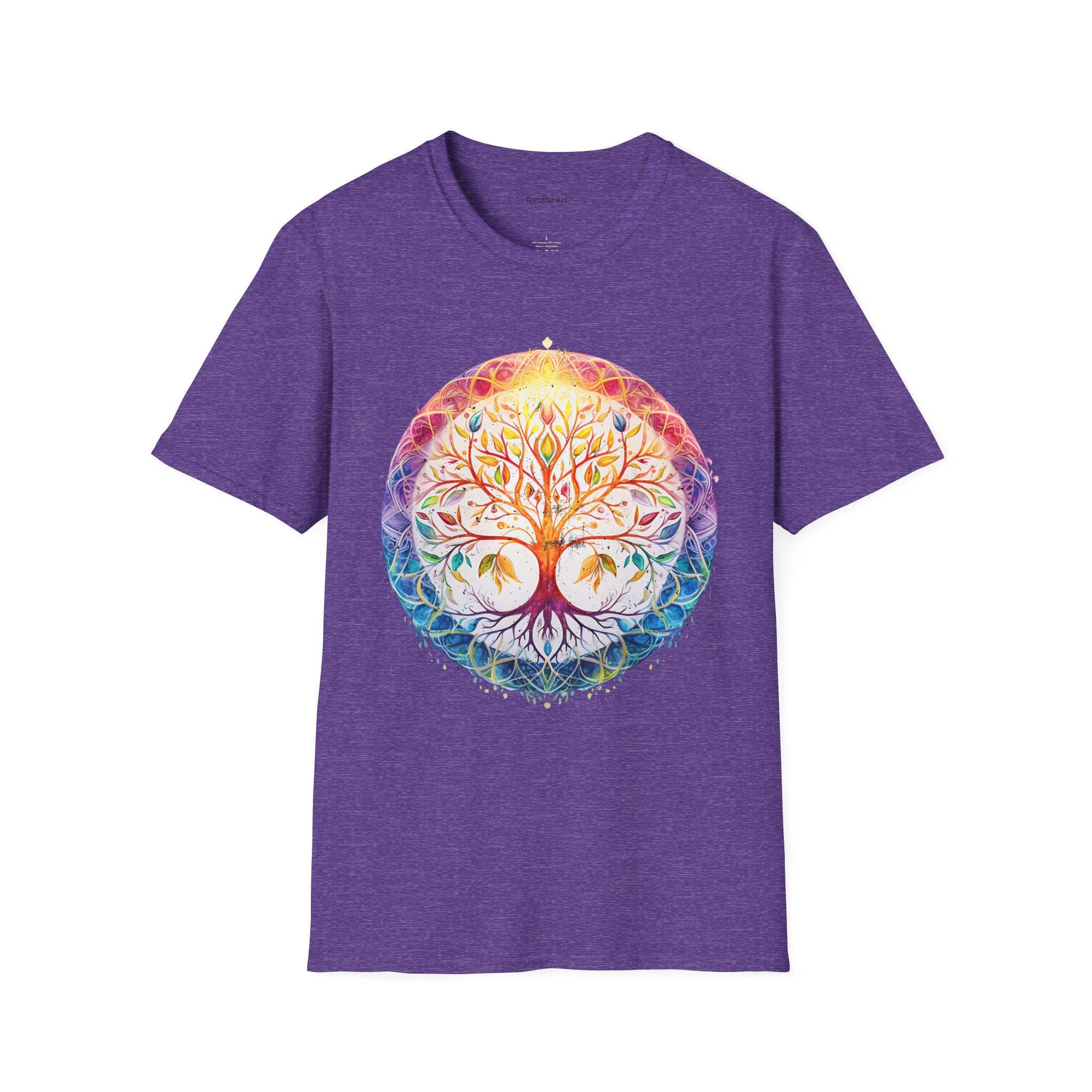 Mandala Tree - Unisex Softstyle T-Shirt 100% Cotton Graphic