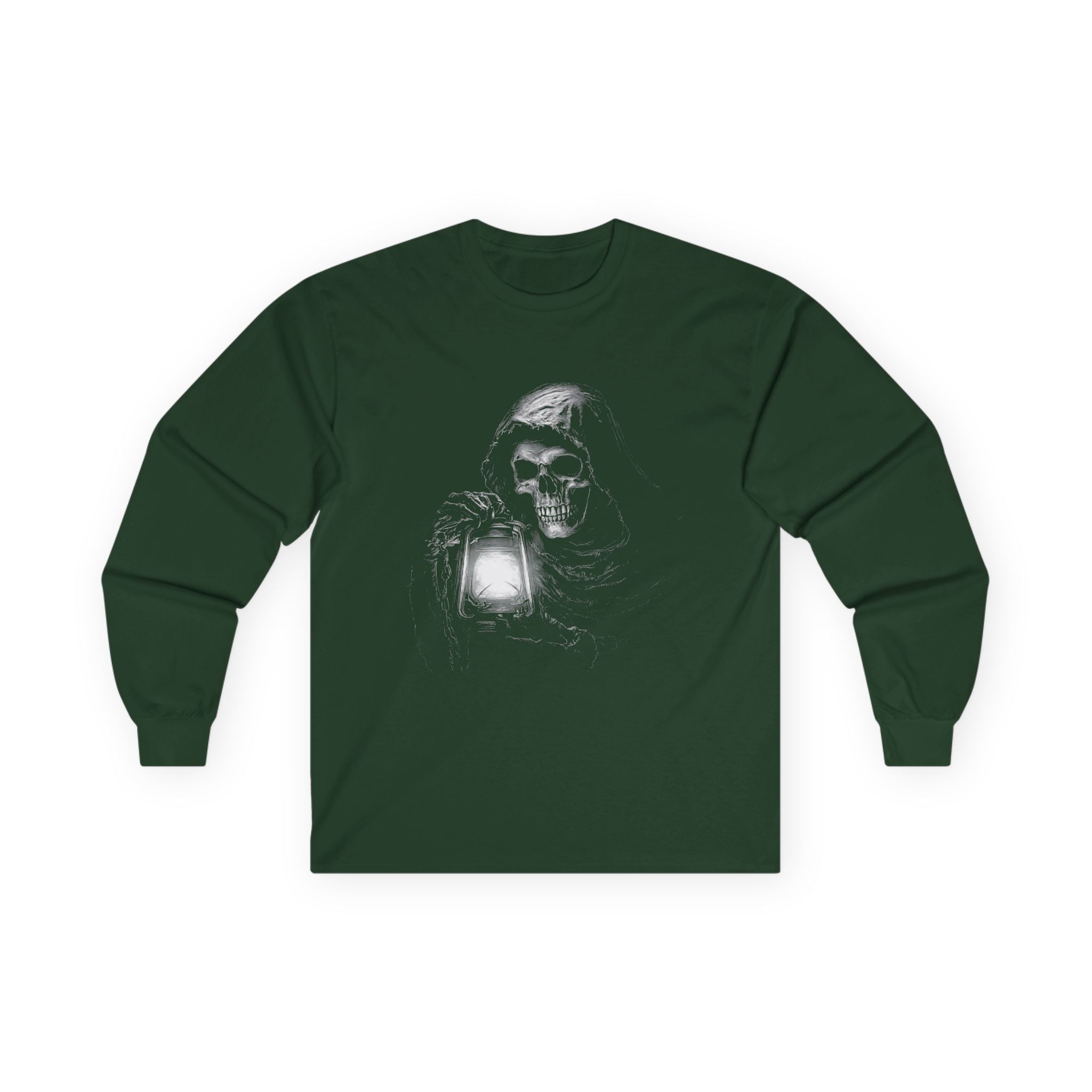 Grim Reaper Skull 02 Unisex Ultra Cotton Long Sleeve Tee