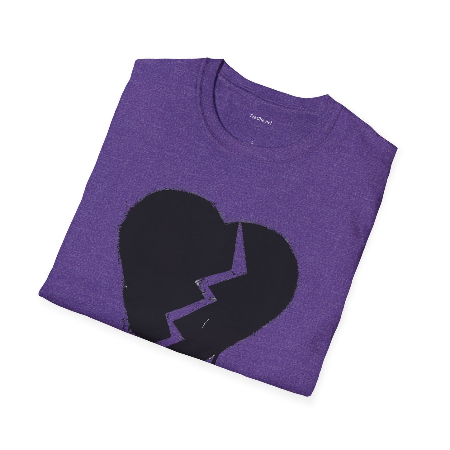 Broken Heart  - Unisex Softstyle T-Shirt 100% Cotton Graphic