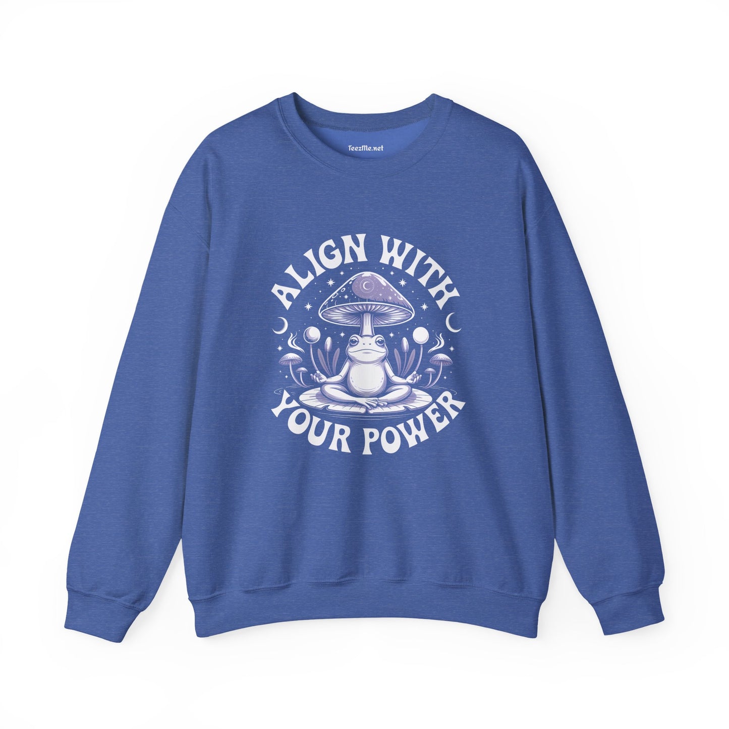 Align With Your Power Frog Unisex Heavy Blend™ Crewneck Sweatshirt