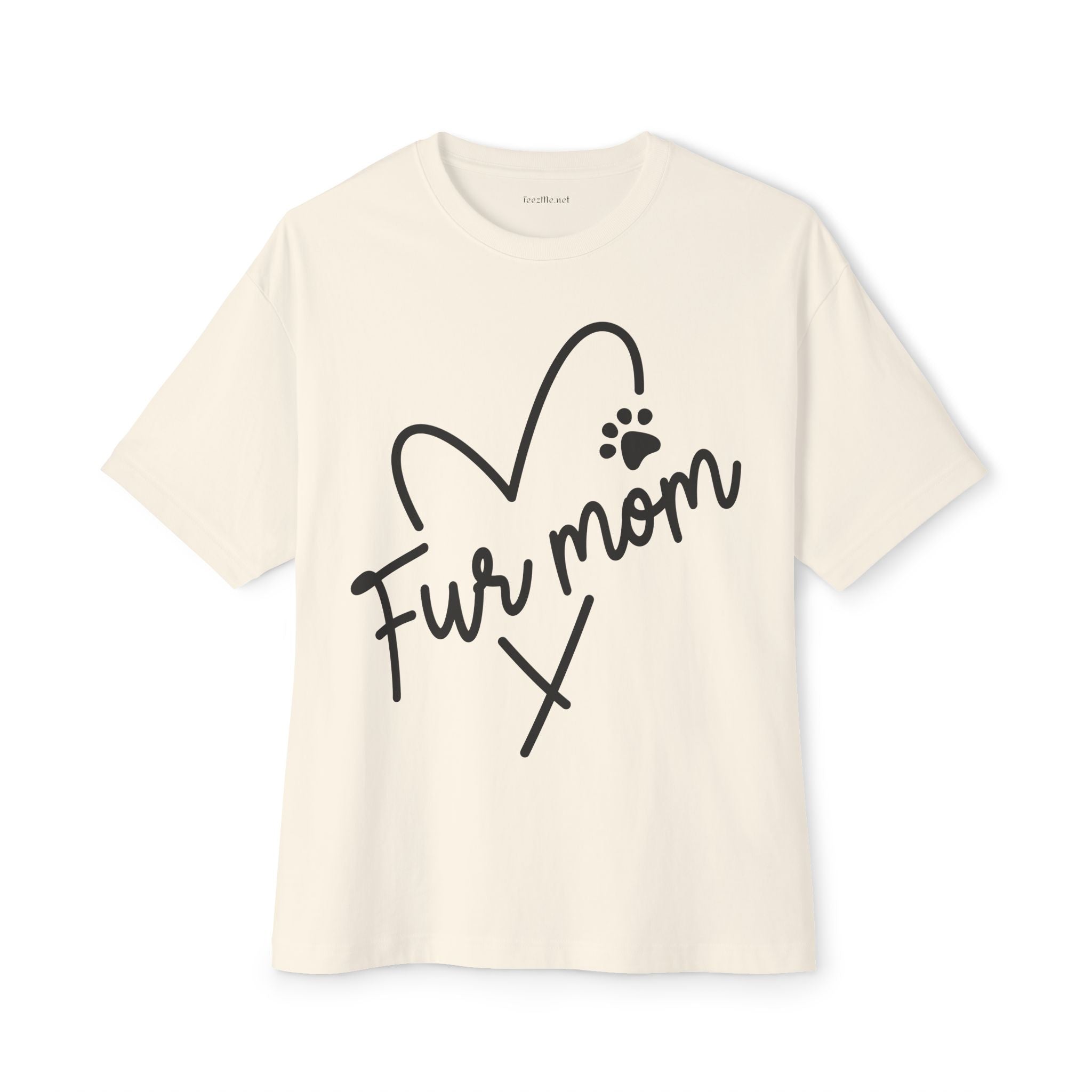 Fur Mom 02 Unisex Oversized Boxy Tee