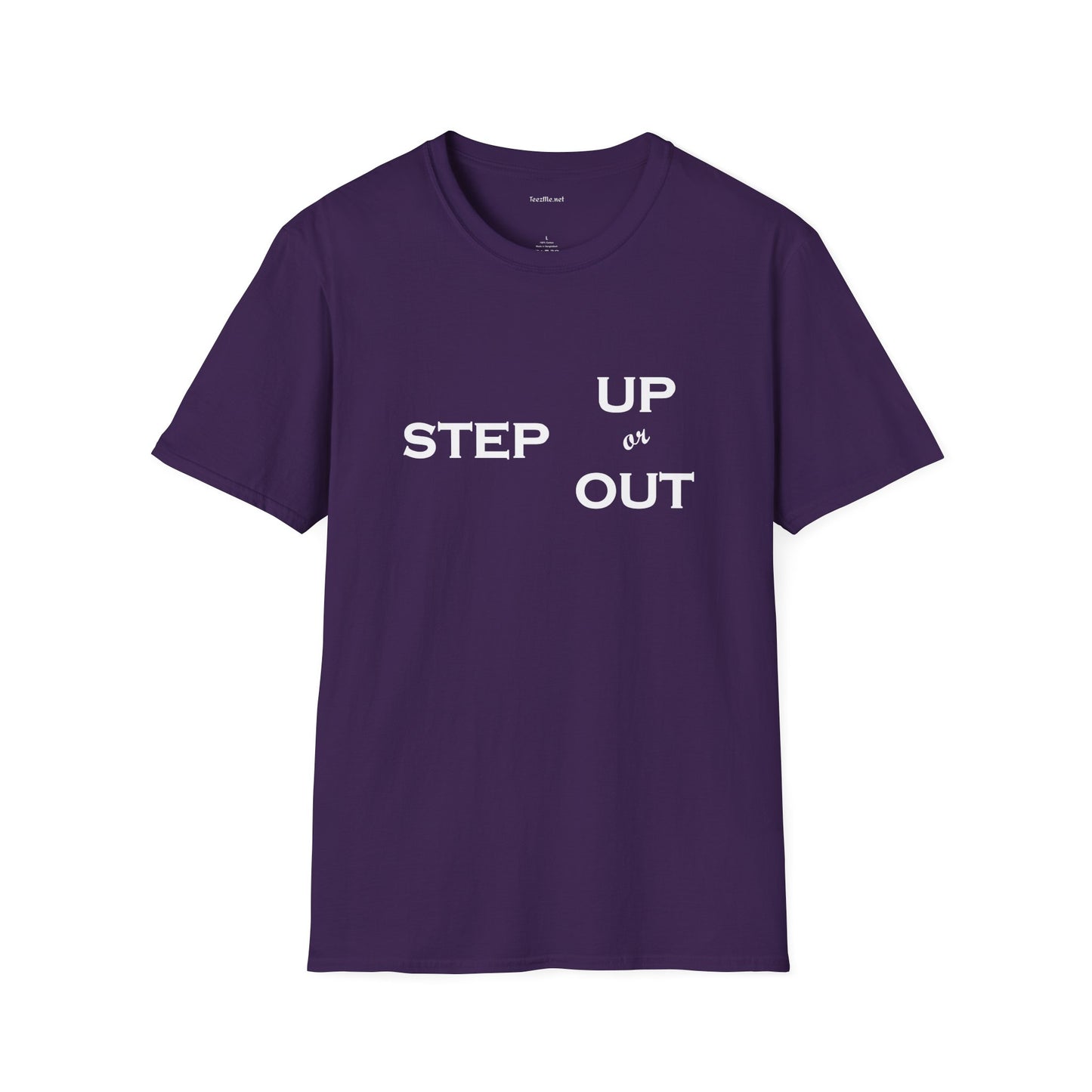 Step Up - Unisex Softstyle T-Shirt 100% Cotton Graphic