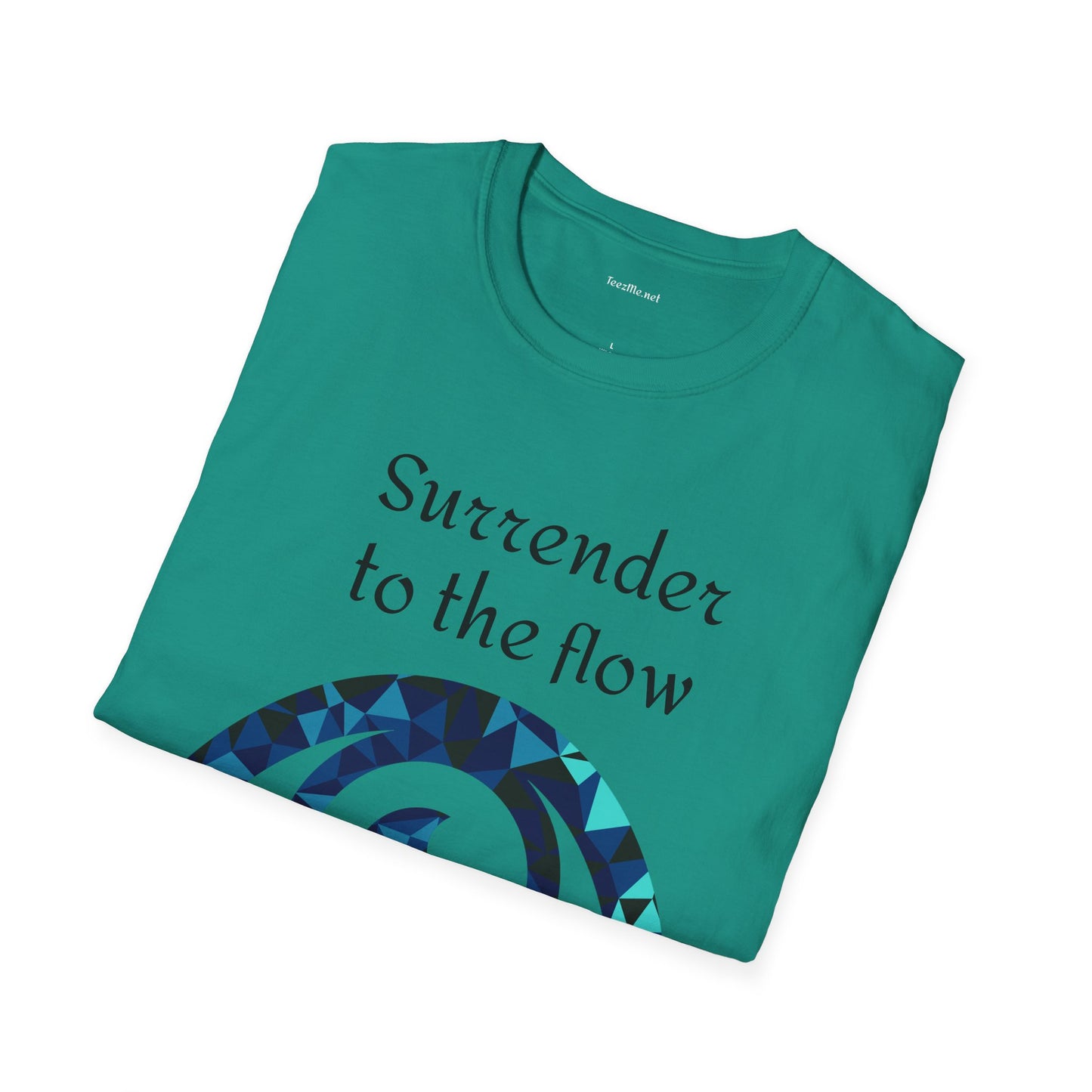 Surrender to the flow - Unisex Softstyle T-Shirt 100% Cotton Graphic