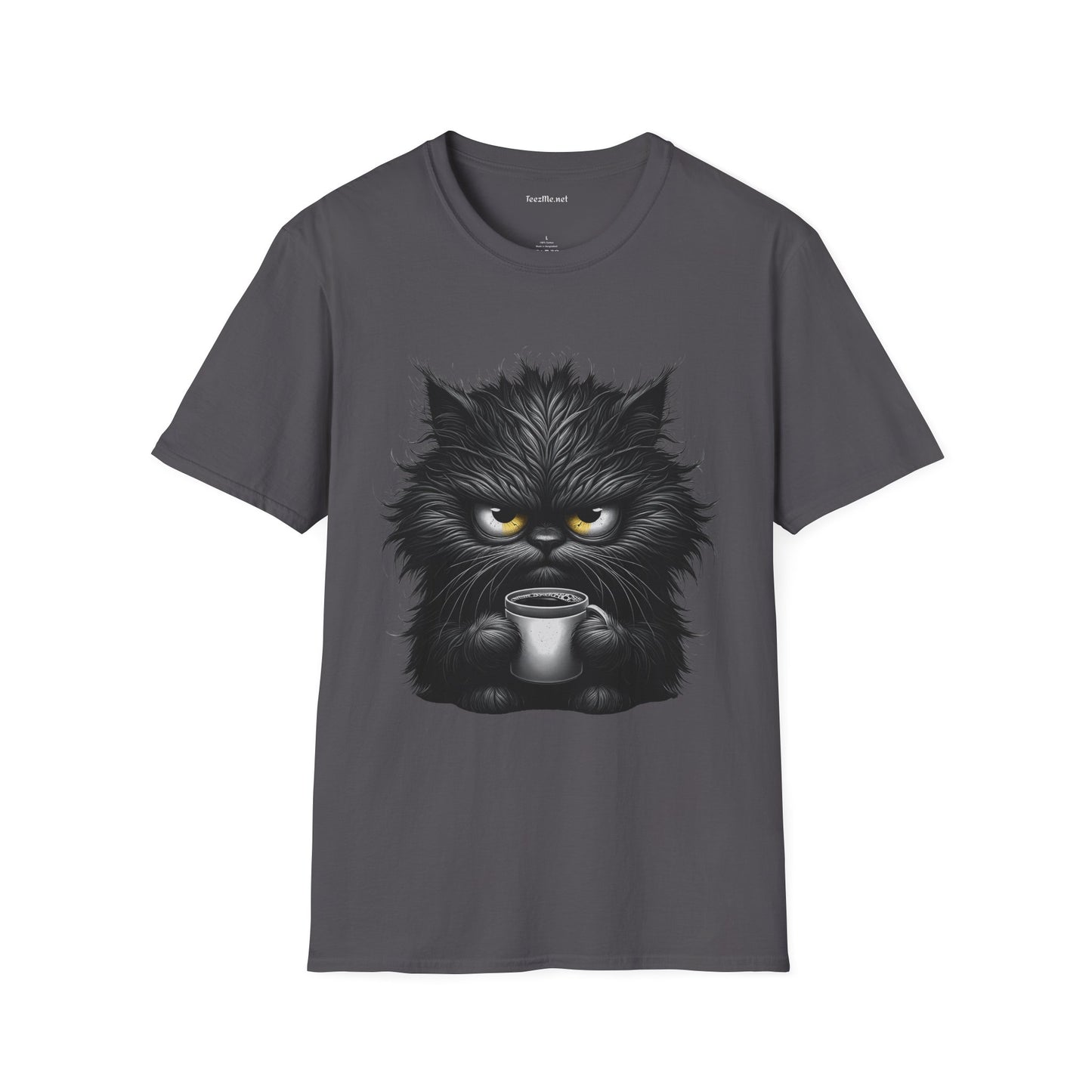 Adorable Grumpy Cat 01 Unisex SoftStyle T-Shirt 100% Cotton Graphic