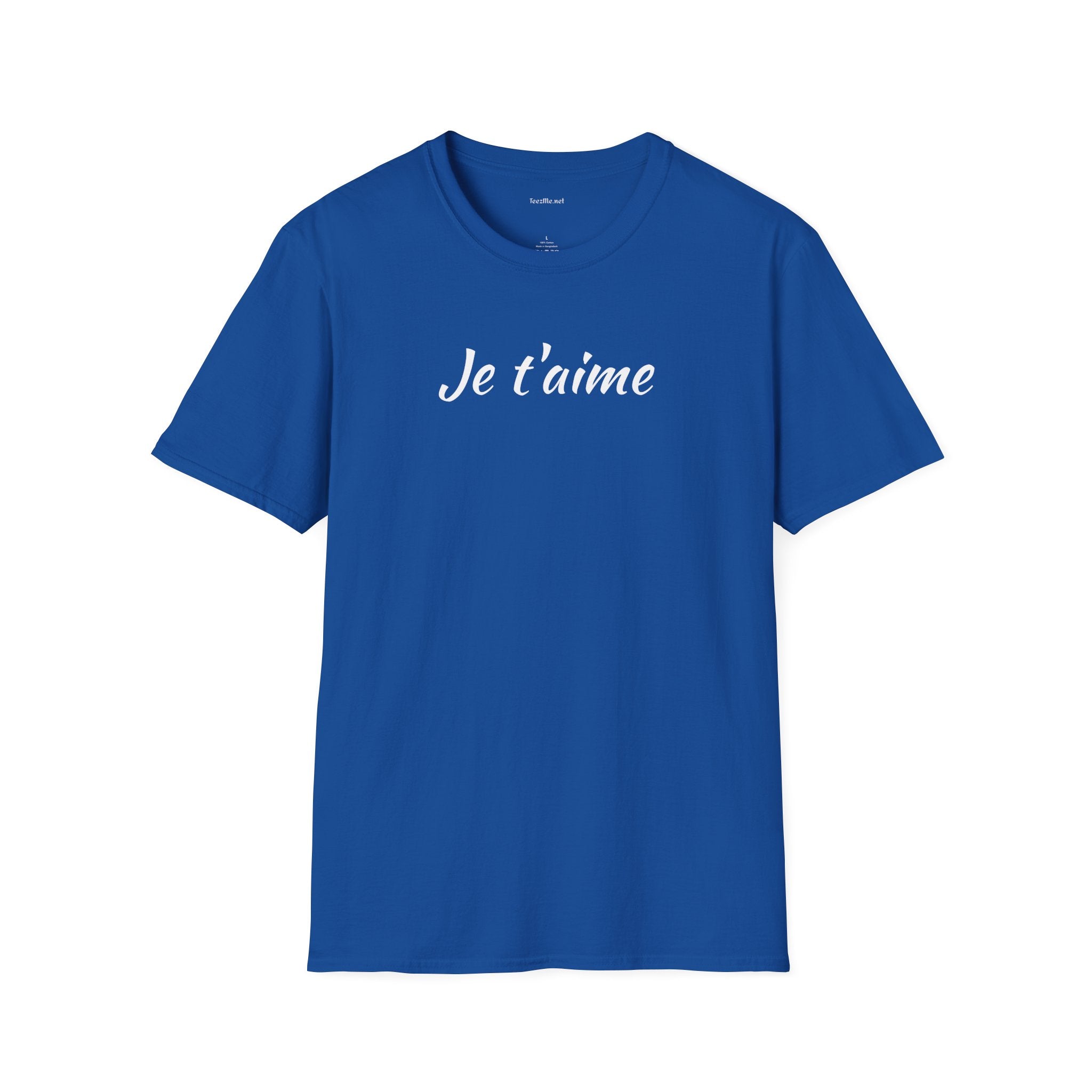 Je t'aime - Unisex Softstyle T-Shirt 100% Cotton Graphic