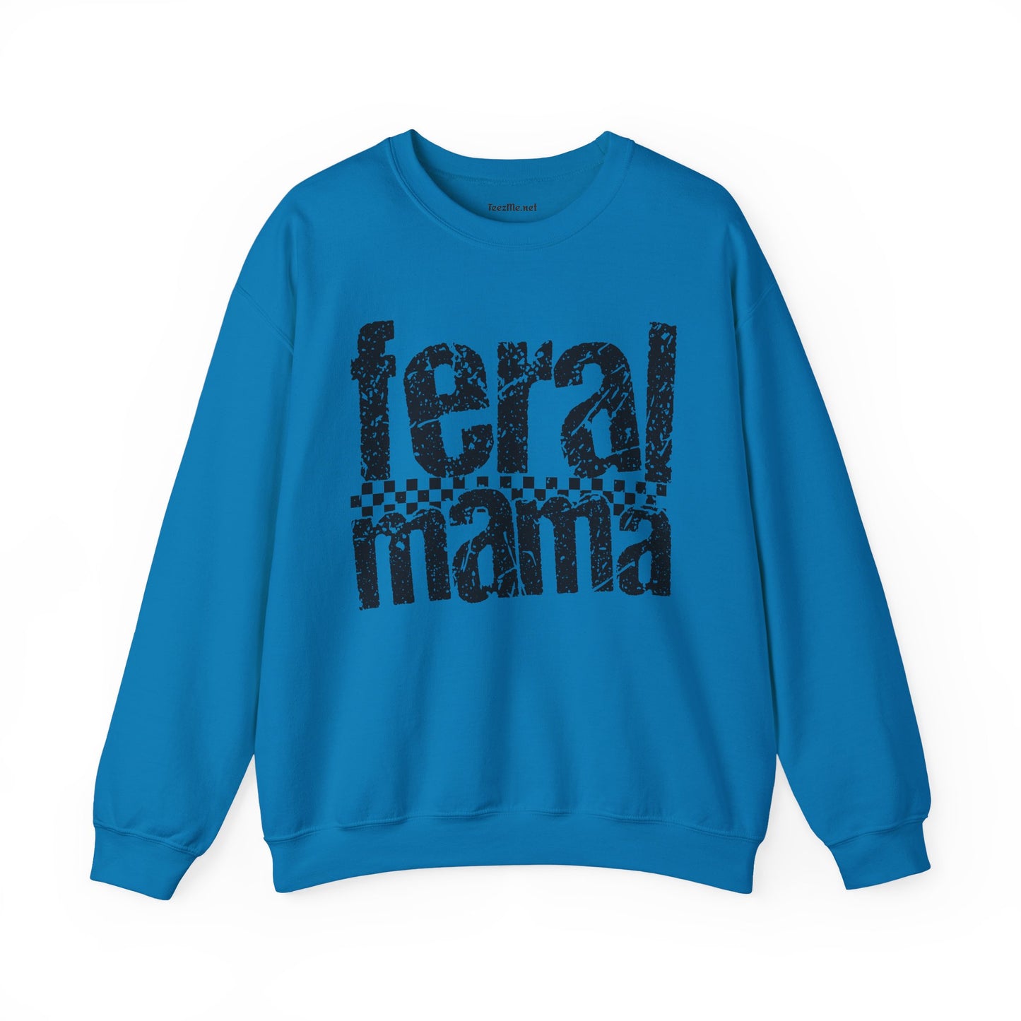 Feral Mama Unisex Heavy Blend™ Crewneck Sweatshirt Graphic