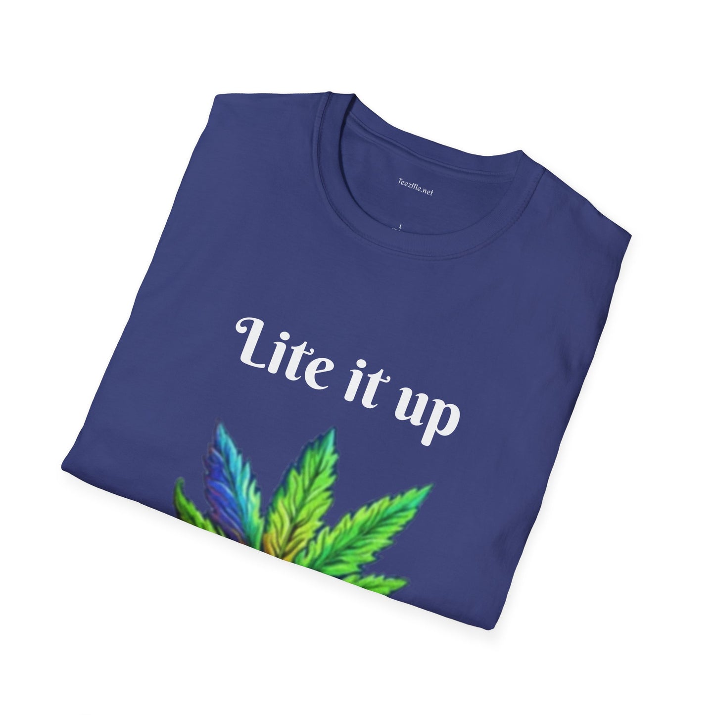 Lite it up - Unisex Softstyle T-Shirt 100% Cotton Graphic
