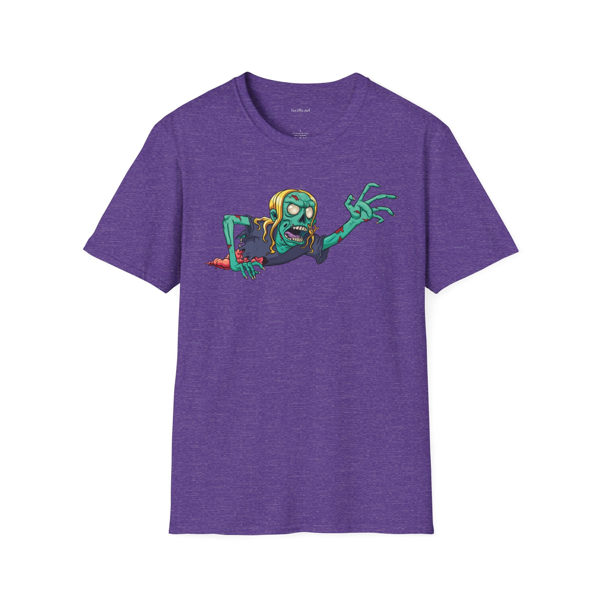 Zombie Grab - Unisex Softstyle T-Shirt 100% Cotton Graphic