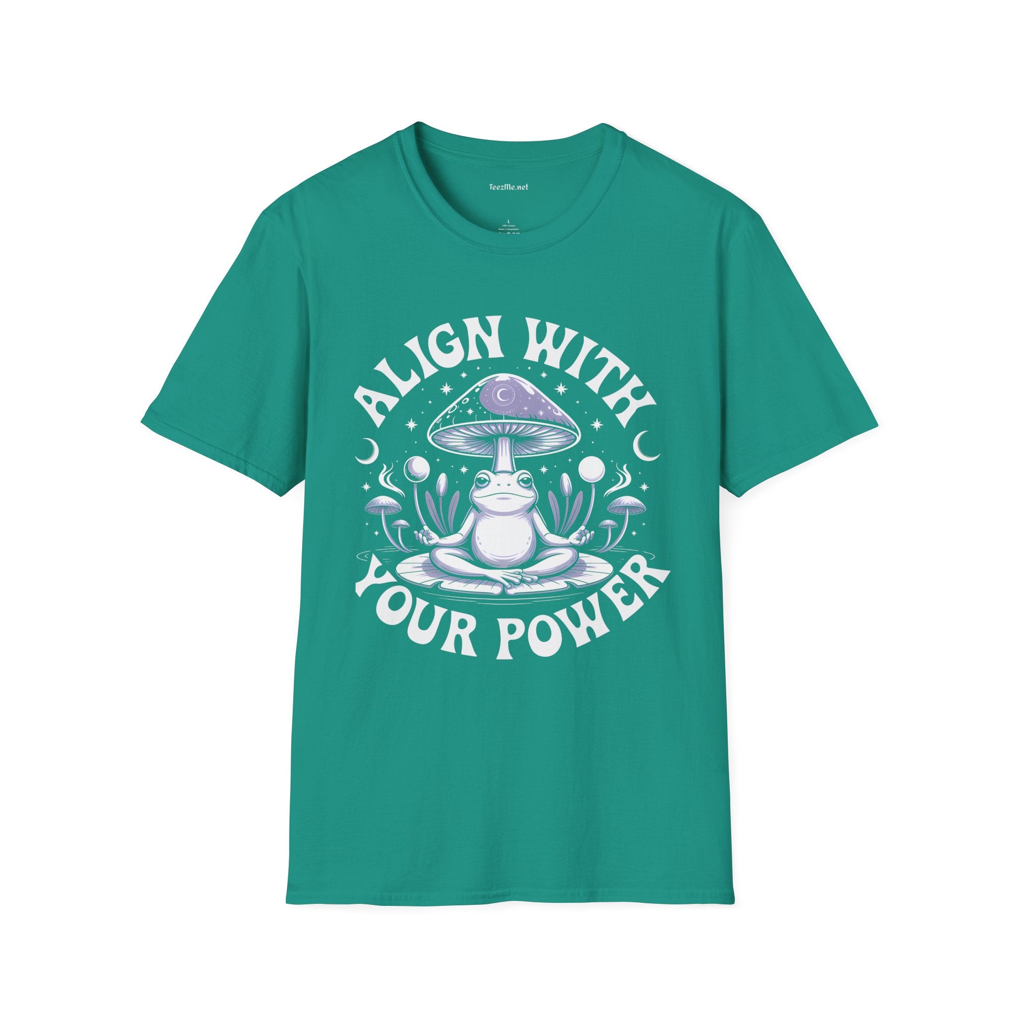 Align With Your Power Frog 01 Unisex Softstyle T-Shirt 100% Cotton