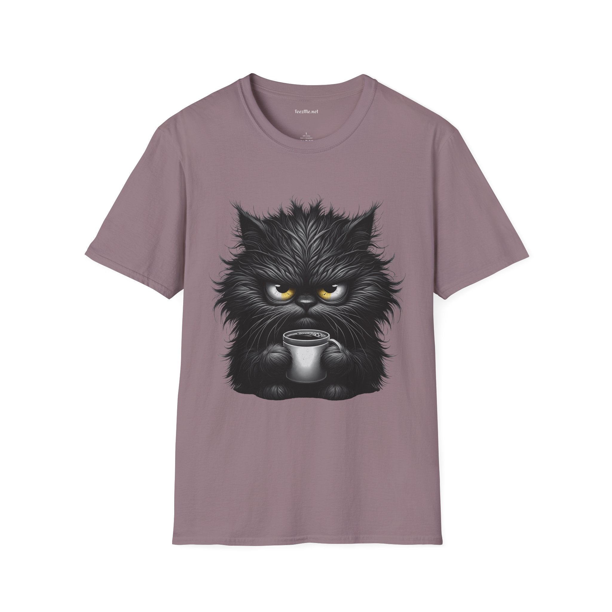 Adorable Grumpy Cat 01 Unisex SoftStyle T-Shirt 100% Cotton Graphic