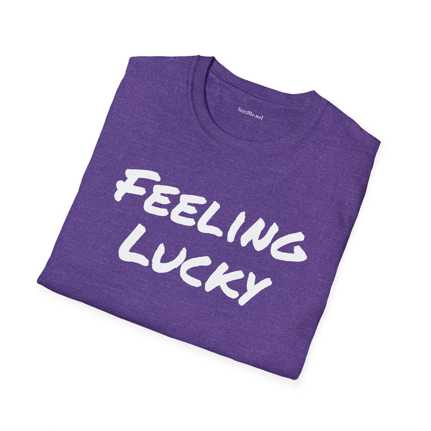 Feeling Lucky - Unisex Softstyle T-Shirt 100% Cotton Graphic