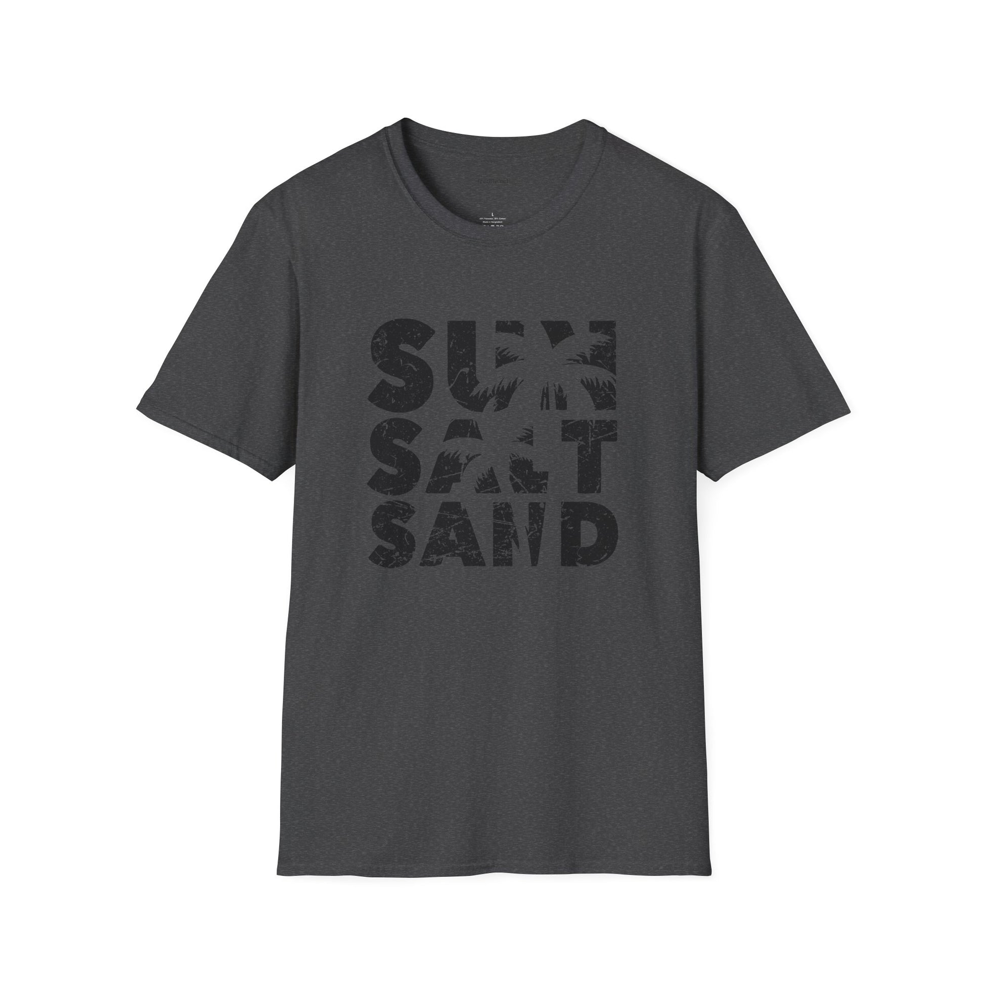 Sun Salt Sand - Unisex Softstyle T-Shirt 100% Cotton Graphic