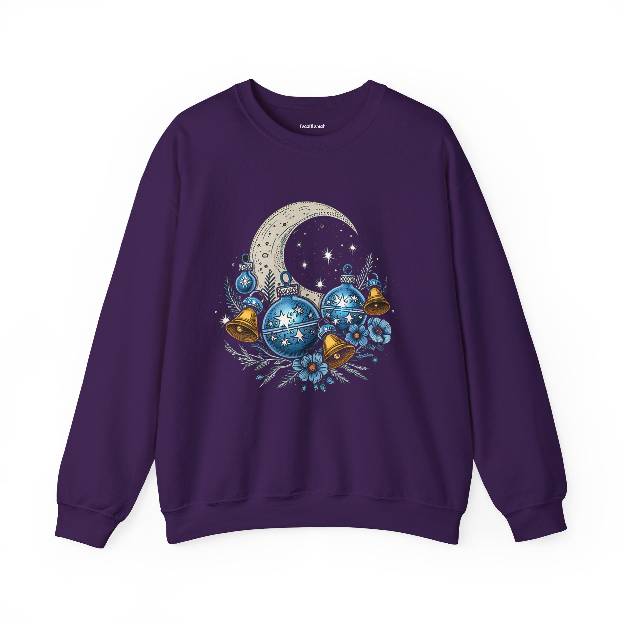 Moon with Ornaments 01 Unisex Heavy Blend™ Crewneck Sweatshirt