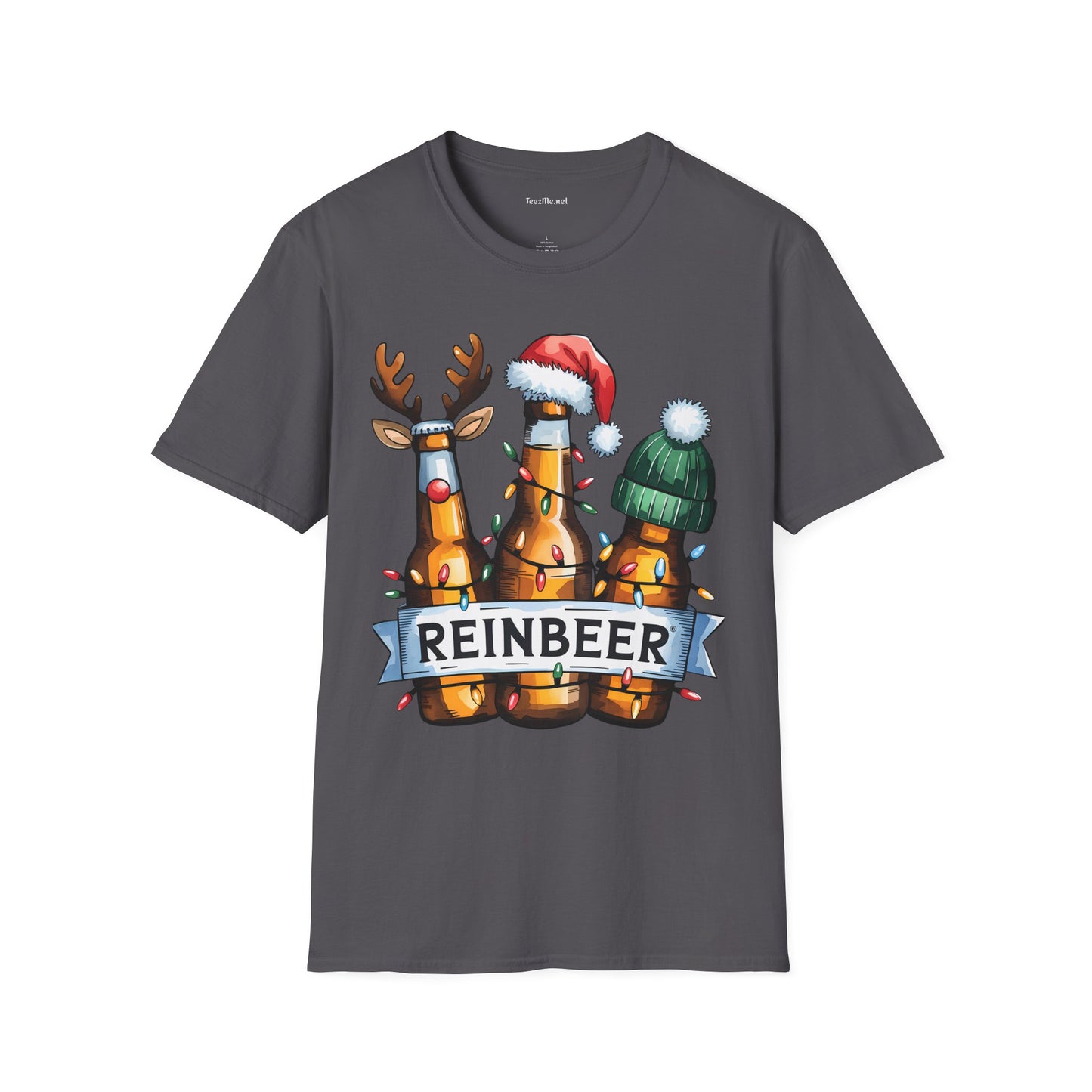 REINBEER Unisex Softstyle T-Shirt 100% Cotton