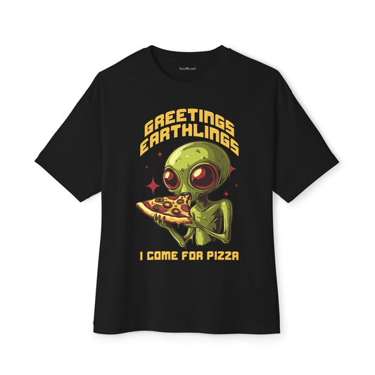 Greetings Earthlings Unisex Oversized Boxy Tee