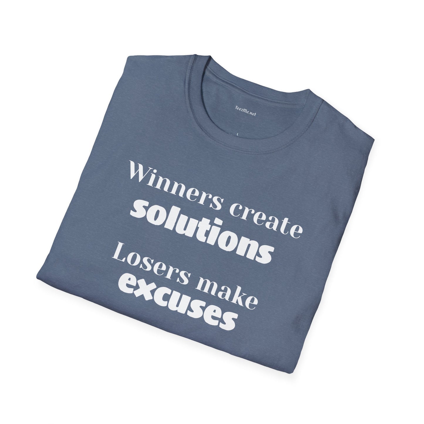 Winners create solutions - Unisex Softstyle T-Shirt 100% Cotton Graphic