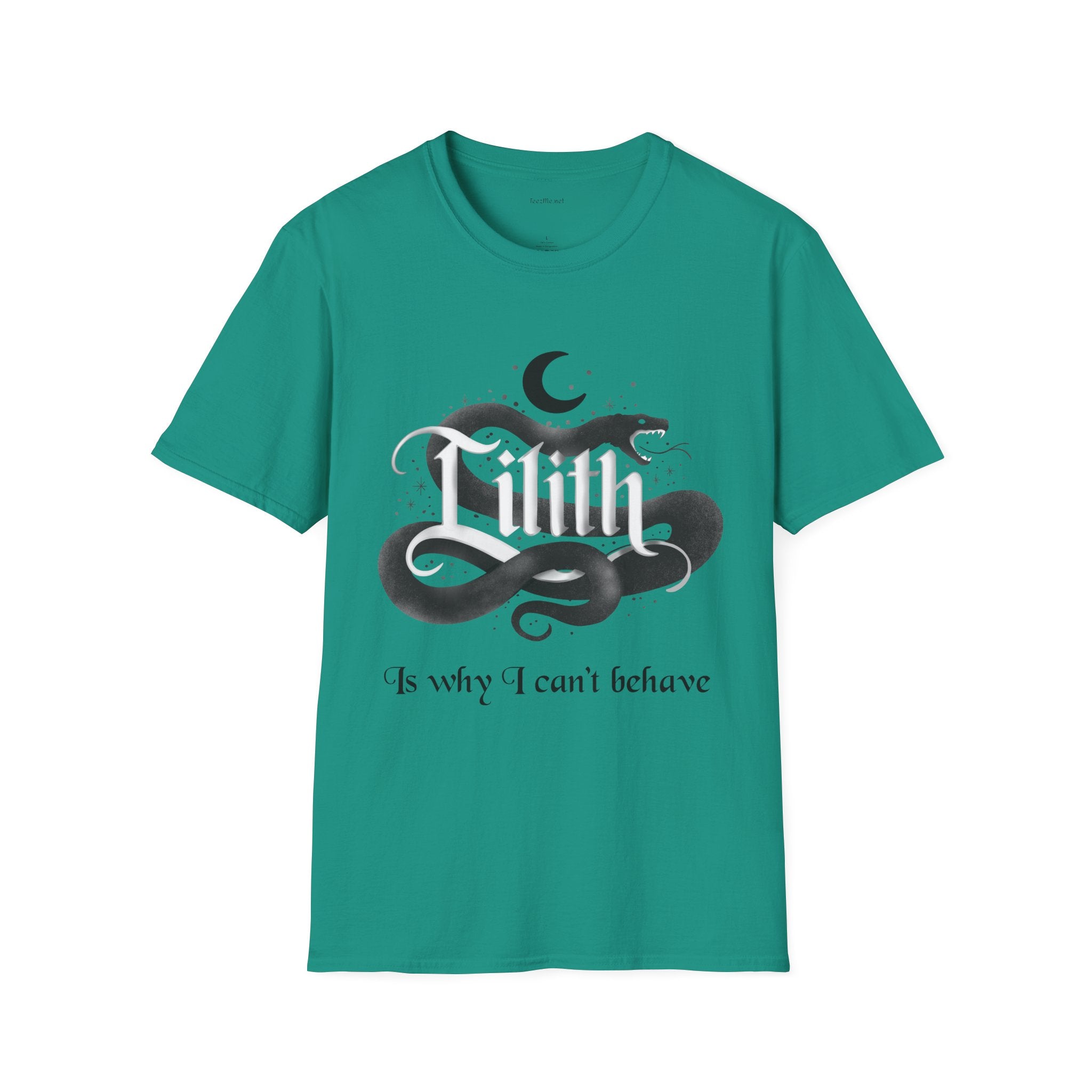 Lilith Is Why I Can't Behave Unisex Softstyle T-Shirt 100% Cotton Graphic
