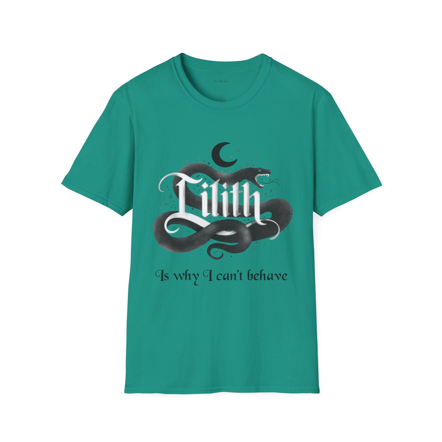 Lilith Is Why I Can't Behave Unisex Softstyle T-Shirt 100% Cotton Graphic