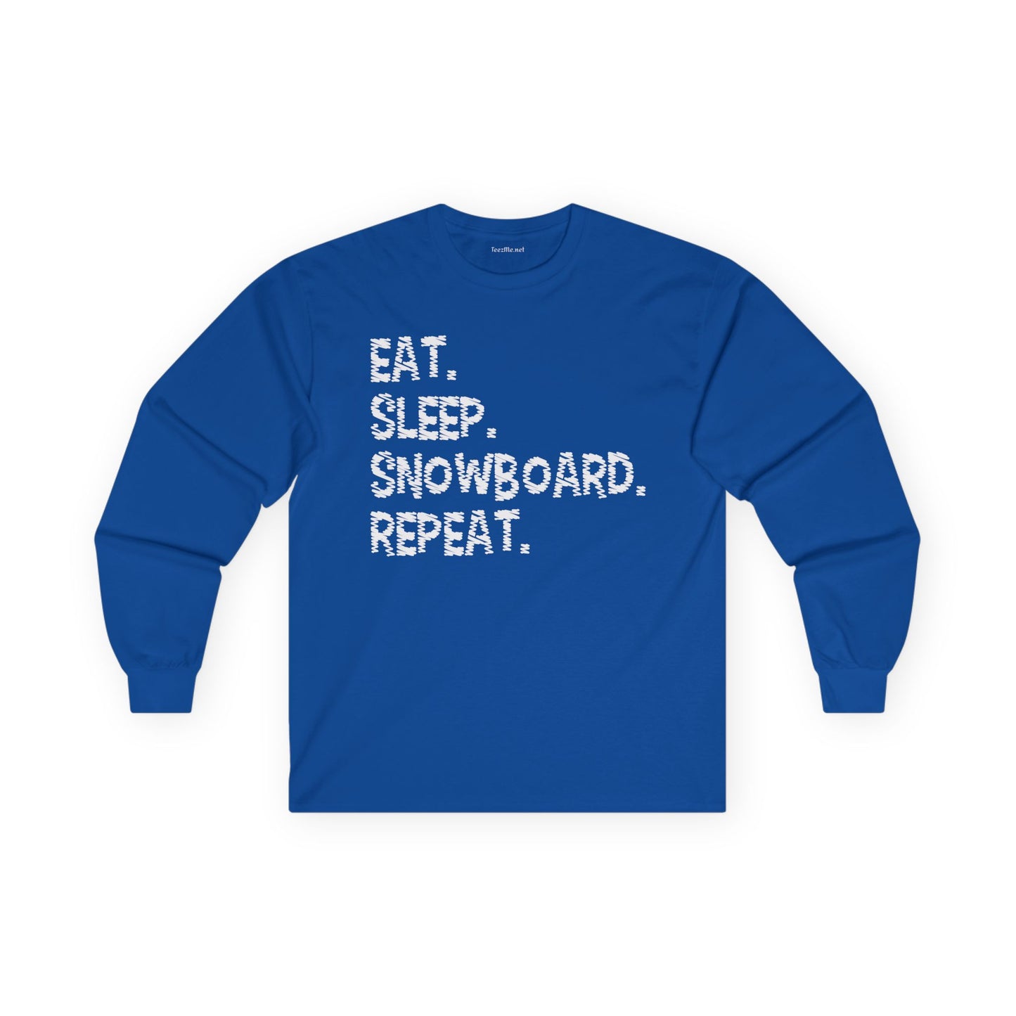 Eat Sleep Snowboard Repeat Unisex Ultra Cotton Long Sleeve Tee