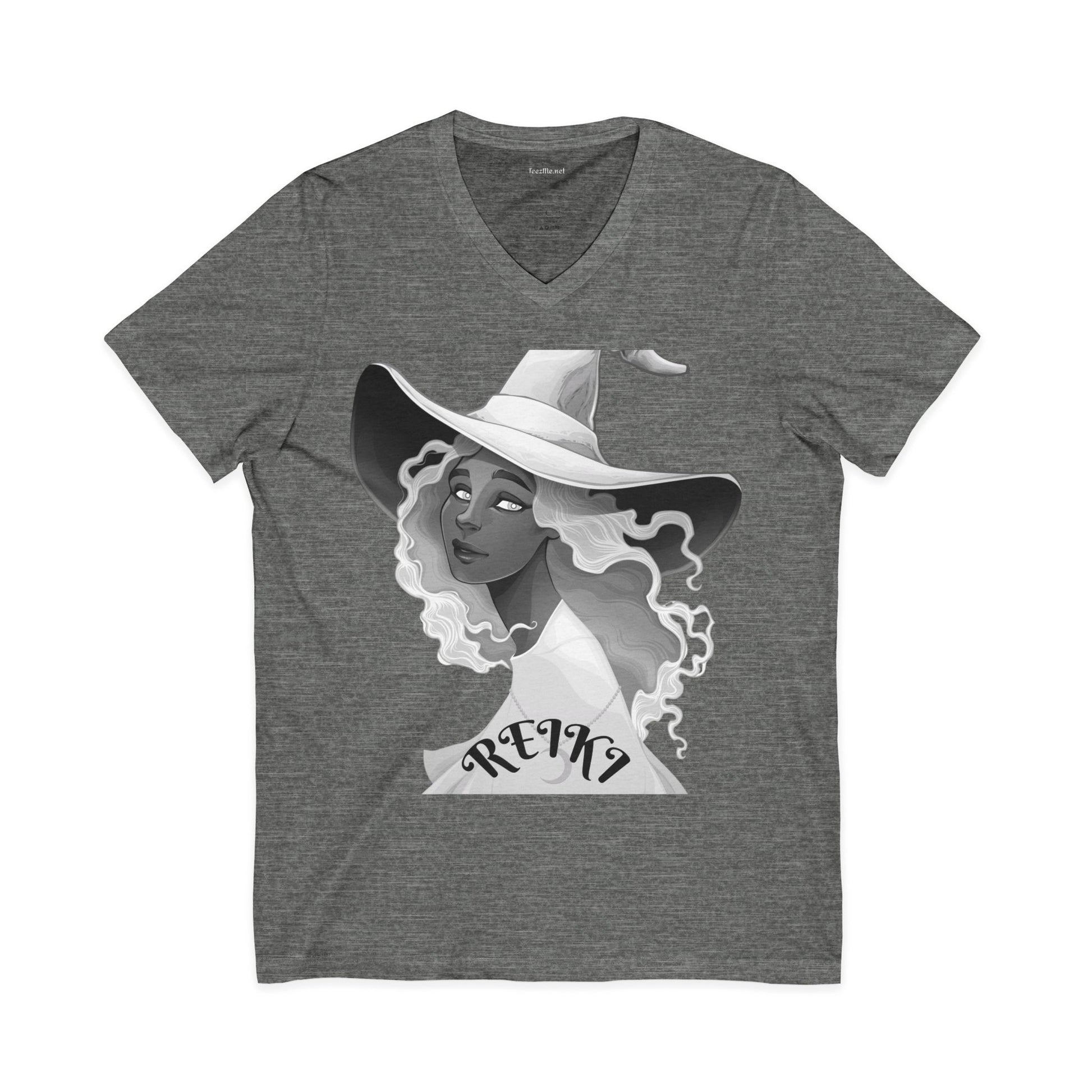 REIKI - Unisex Jersey Short Sleeve V-Neck Tee  #healing #love