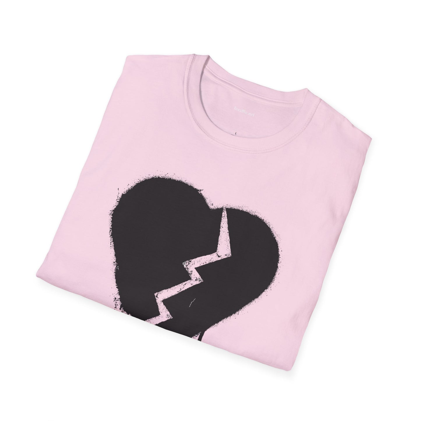 Broken Heart  - Unisex Softstyle T-Shirt 100% Cotton Graphic